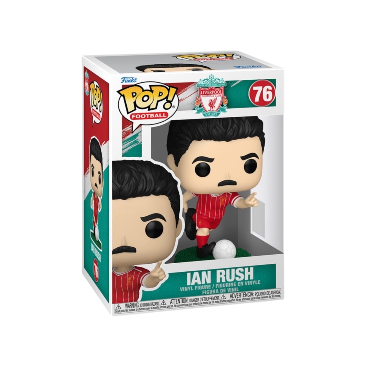 Funko Pop! Ian Rush #76 Funko Pop - Liverpool Football Club