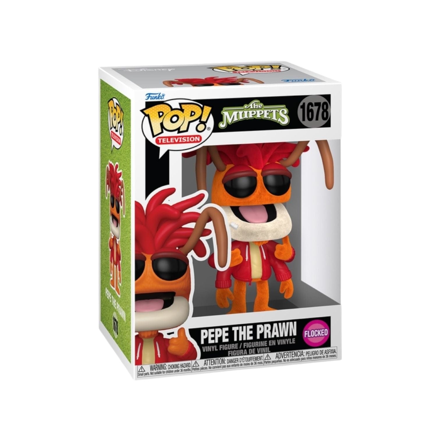 Funko Pop! Pepe the Prawn (Flocked) #1678 Funko Pop - The Muppets