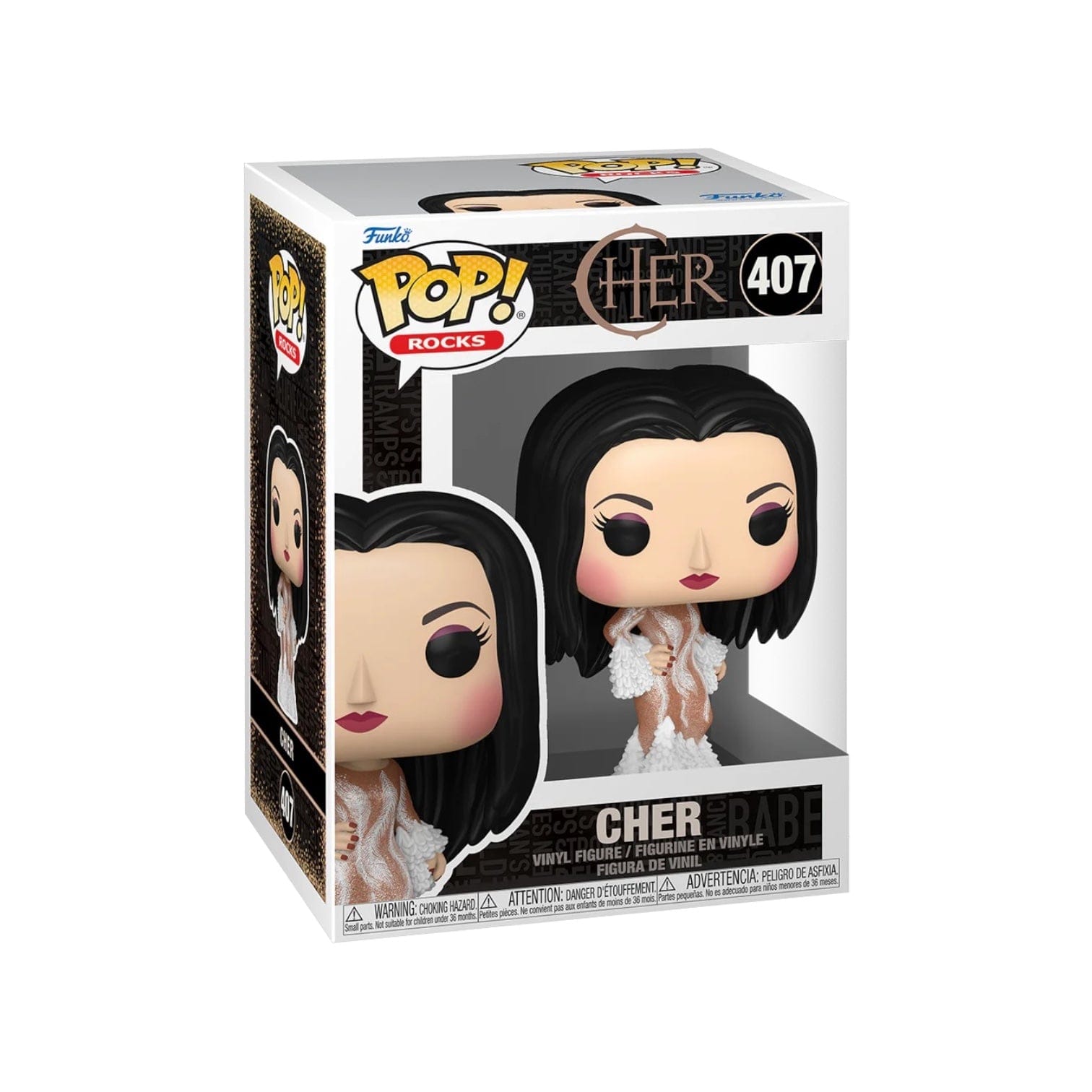 Funko Pop! Cher (Met Gala 1974) #407 Funko Pop! - Cher