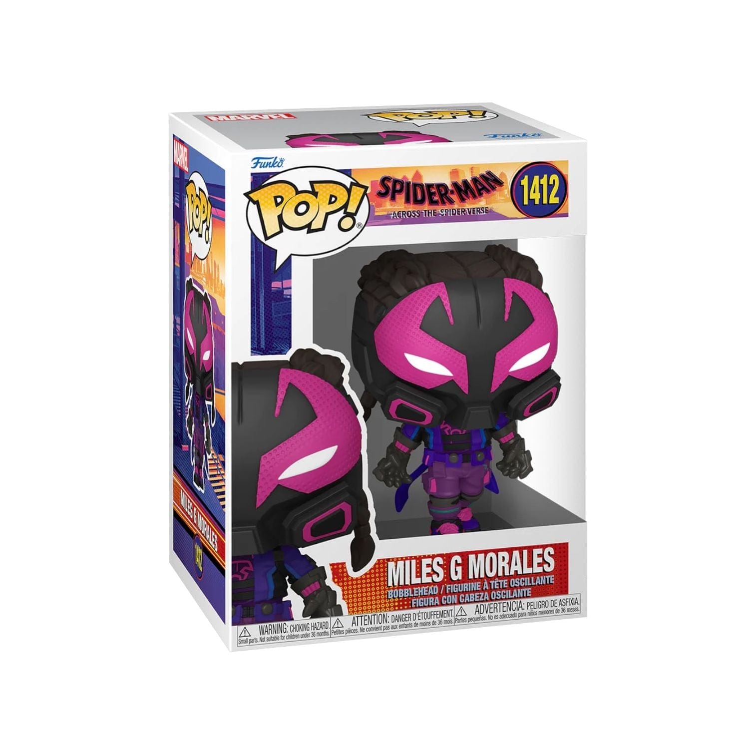 Funko Pop! Miles G Morales #1412 Funko Pop! - Spider - Man: Across The Spider - Verse