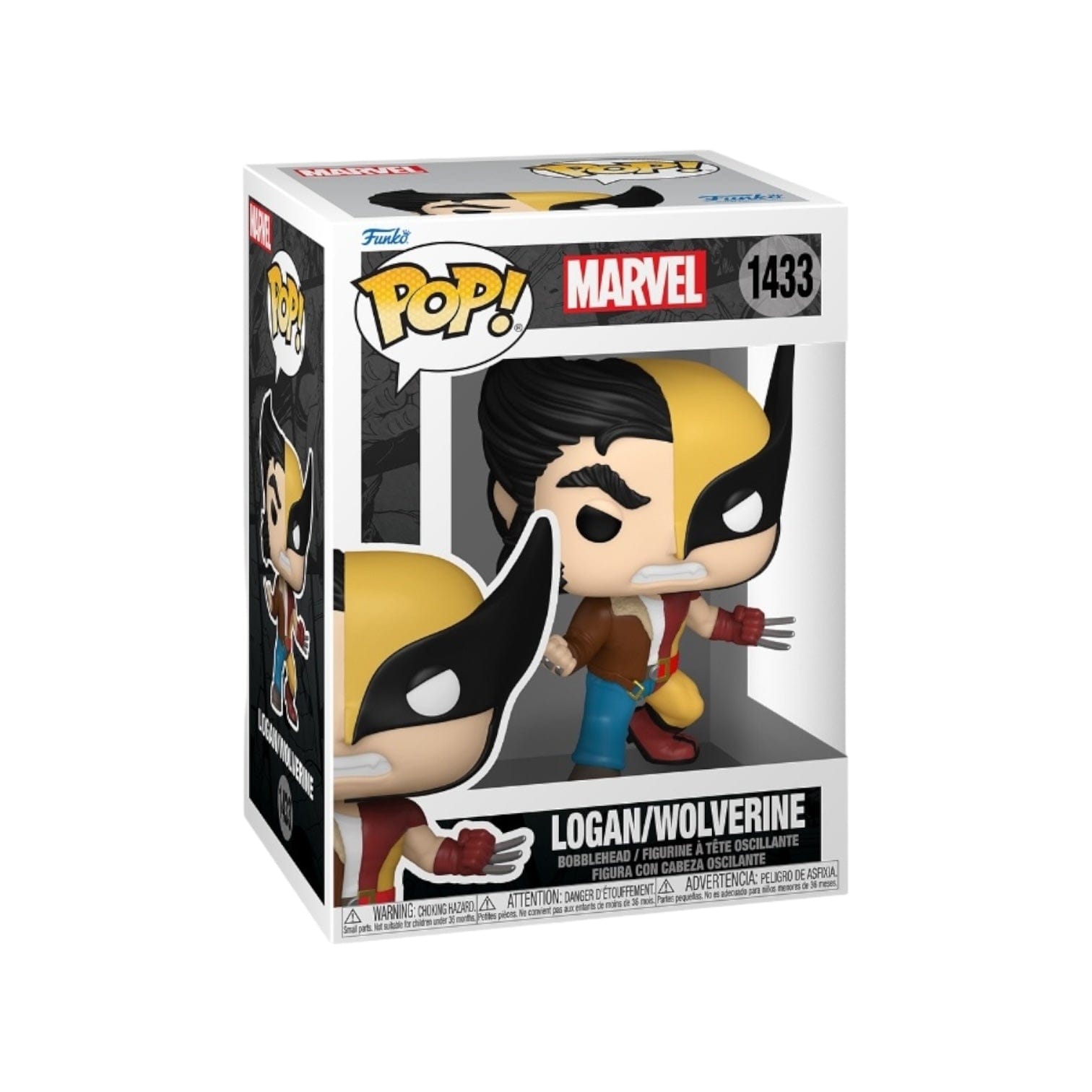 Funko Pop! Logan/Wolverine #1433 Funko Pop! - Marvel Split Character