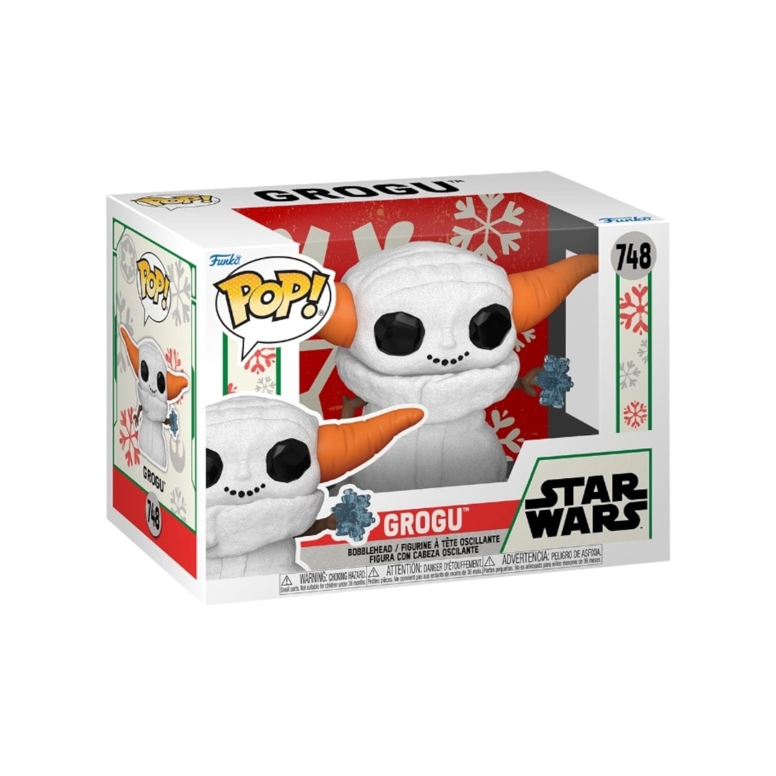 Funko Pop! Grogu as a Snowman #748 Funko Pop! - The Mandalorian Holiday - Star Wars