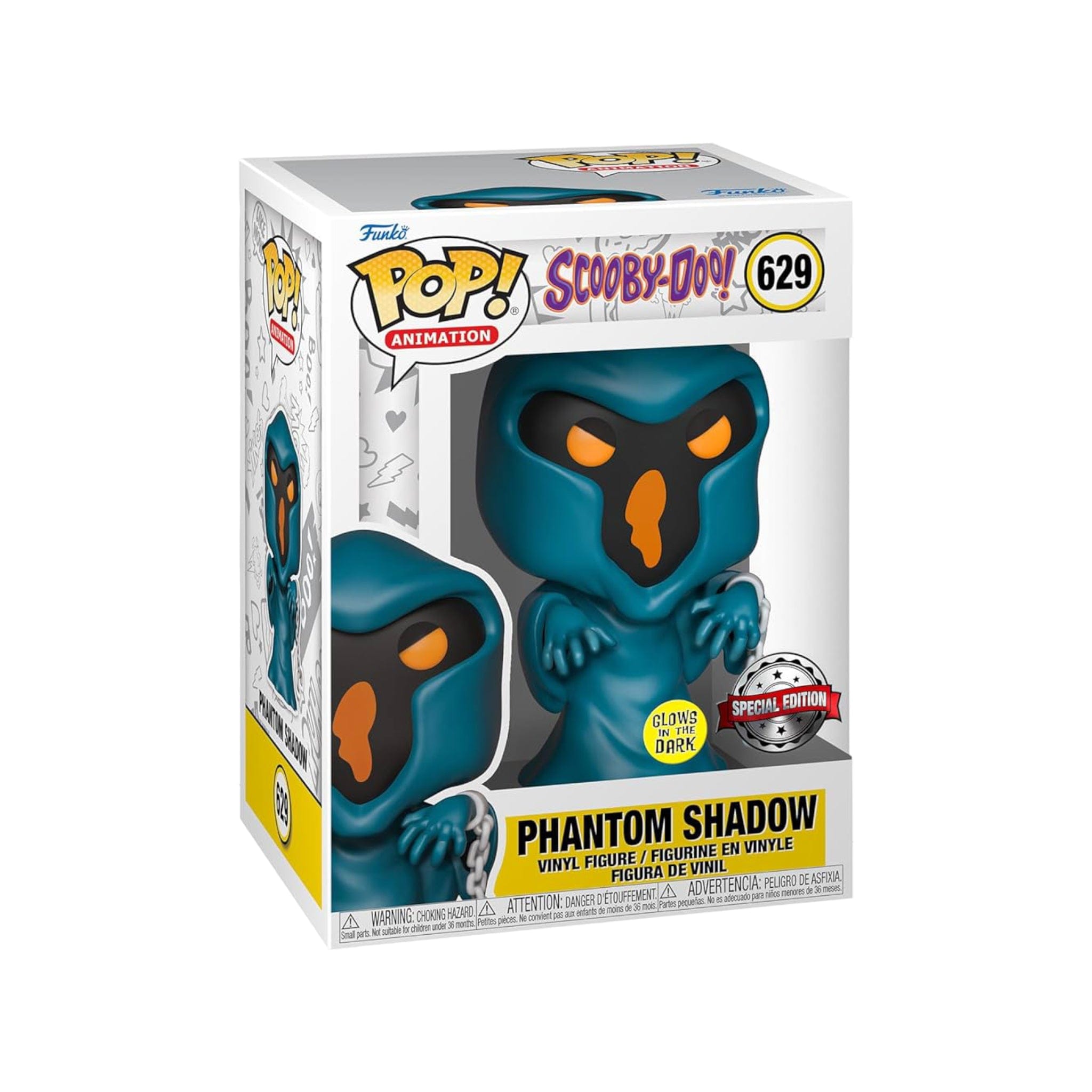 Funko Pop! Phantom Shadow #629 (Glows in the Dark) Funko Pop! - Scooby - Doo! - Special Edition