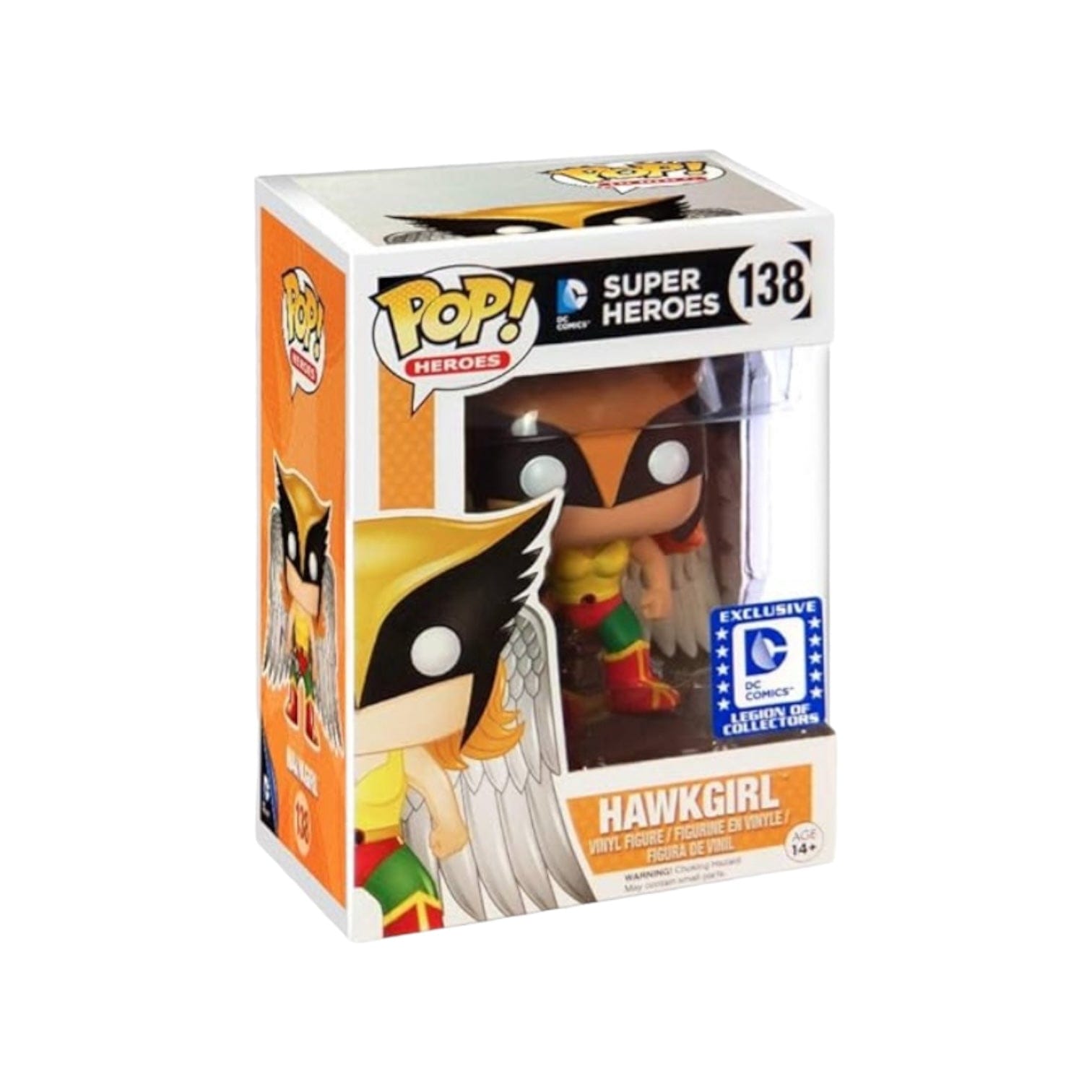 Super Heroes Hawkgirl #138 Funko Pop! - DC Comics Super Heroes - Exclusive Legion of Collectors