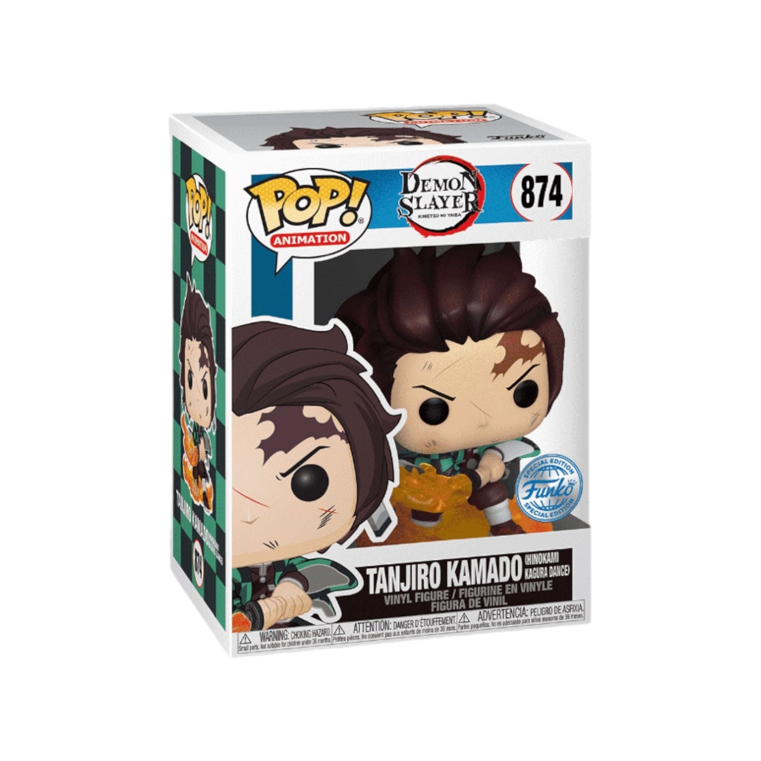 Funko Pop! Tanjiro Kamado #874 Funko Pop! - Demon Slayer - Special Edition