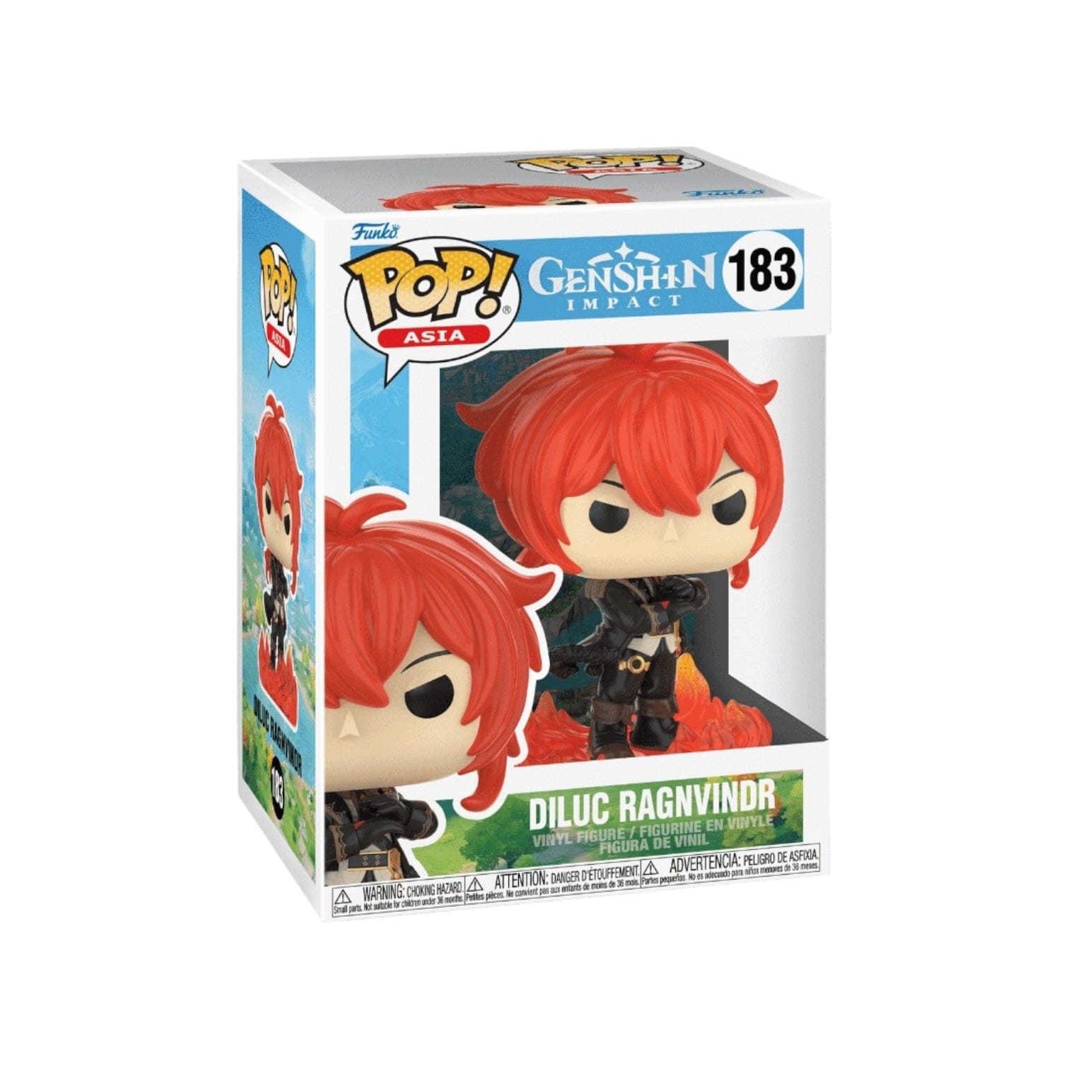 Funko Pop! Diluc Ragnvindr #183 Funko Pop! - Genshin Impact