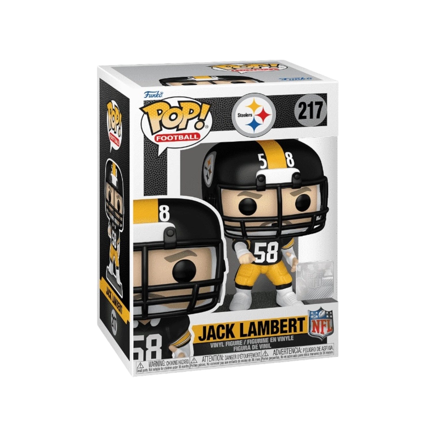 Funko Pop! Jack Lambert #217 Funko Pop! - The Pittsburgh Steelers - NFL