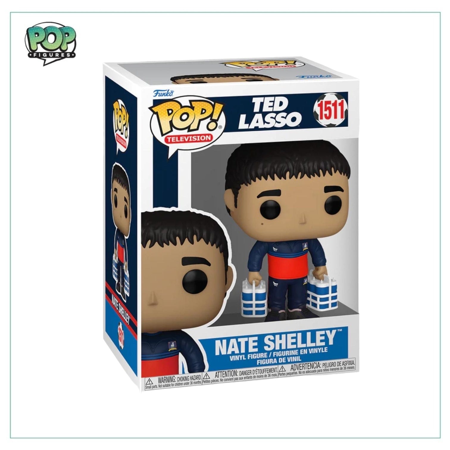 Funko Pop! Nate Shelley with Water Bottles #1511 Funko Pop! - Ted Lasso