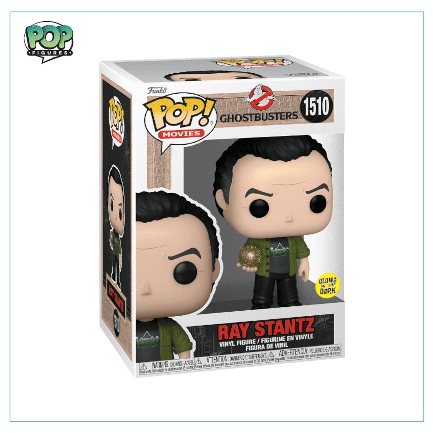 Funko Pop! Ray Stantz (Glow in the dark) #1510 Funko Pop! - Ghostbusters