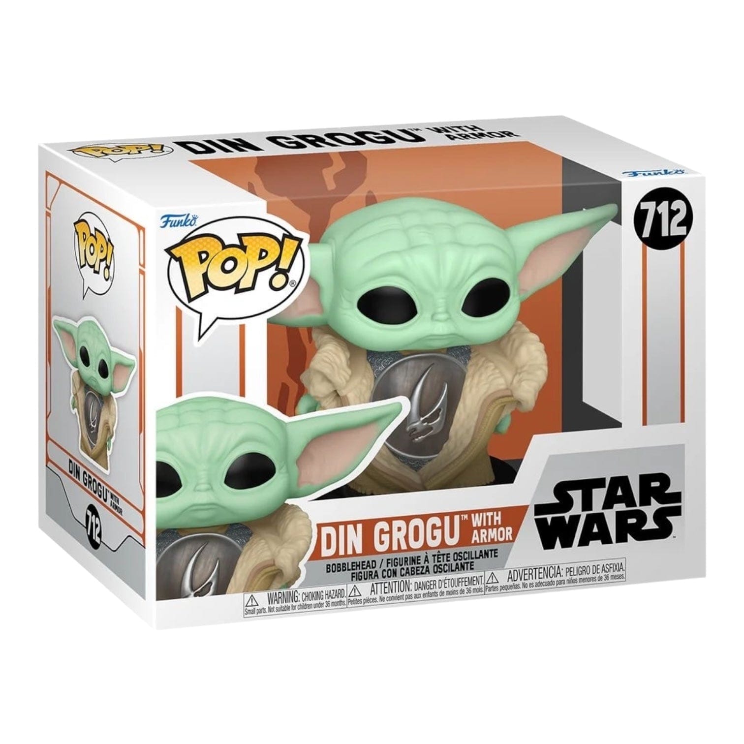 Funko Pop! Din Grogu With Armor #712 Funko Pop - Star Wars
