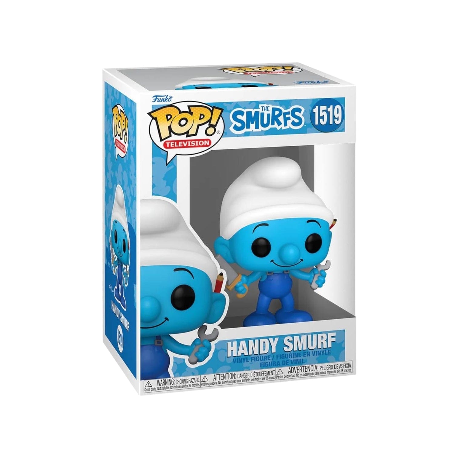 The Smurfs Handy Smurf #1519 Funko Pop! - The Smurfs