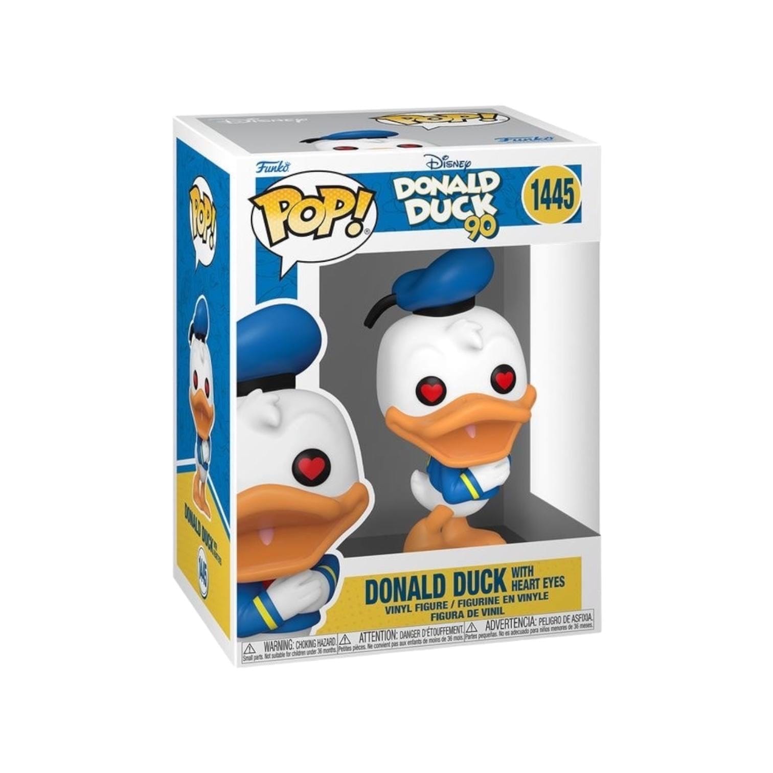 Funko Pop! Donald Duck With Heart Eyes #1445 Funko Pop! - Donald Duck 90th - Disney