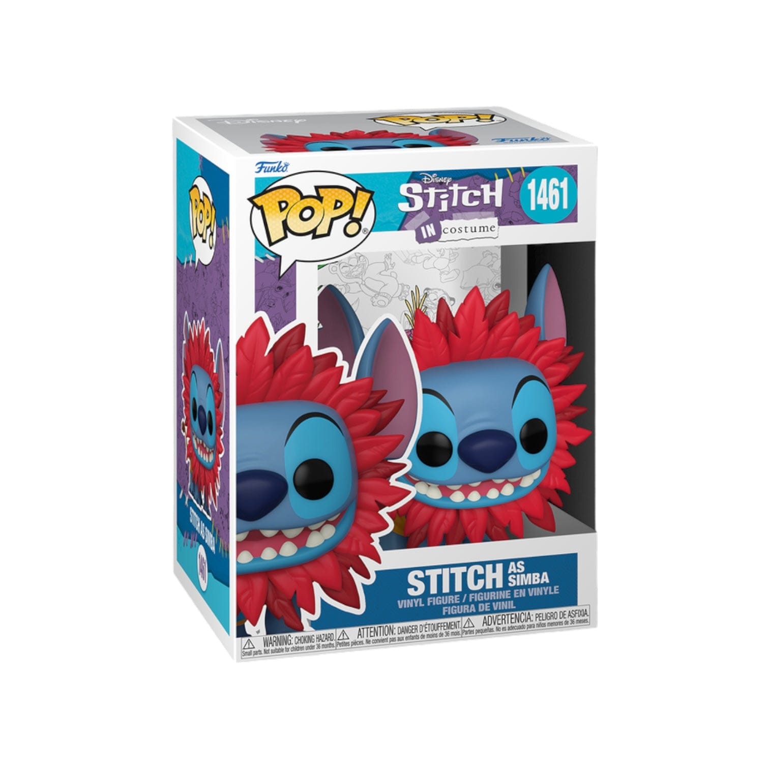 Funko Pop! Stitch as Simba #1461 Funko Pop! Stitch in Costume
