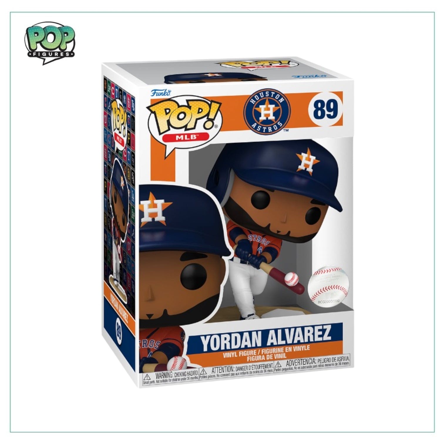 Houston Astros Yordan Alvarez #89 Funko Pop! - Houston Astros - MLB