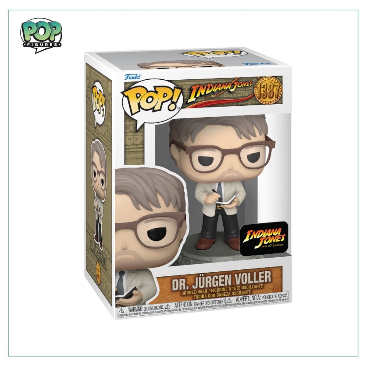 Funko Pop! Dr Jurgen Voller #1387 Funko Pop! - Indiana Jones and the Dial of Destiny