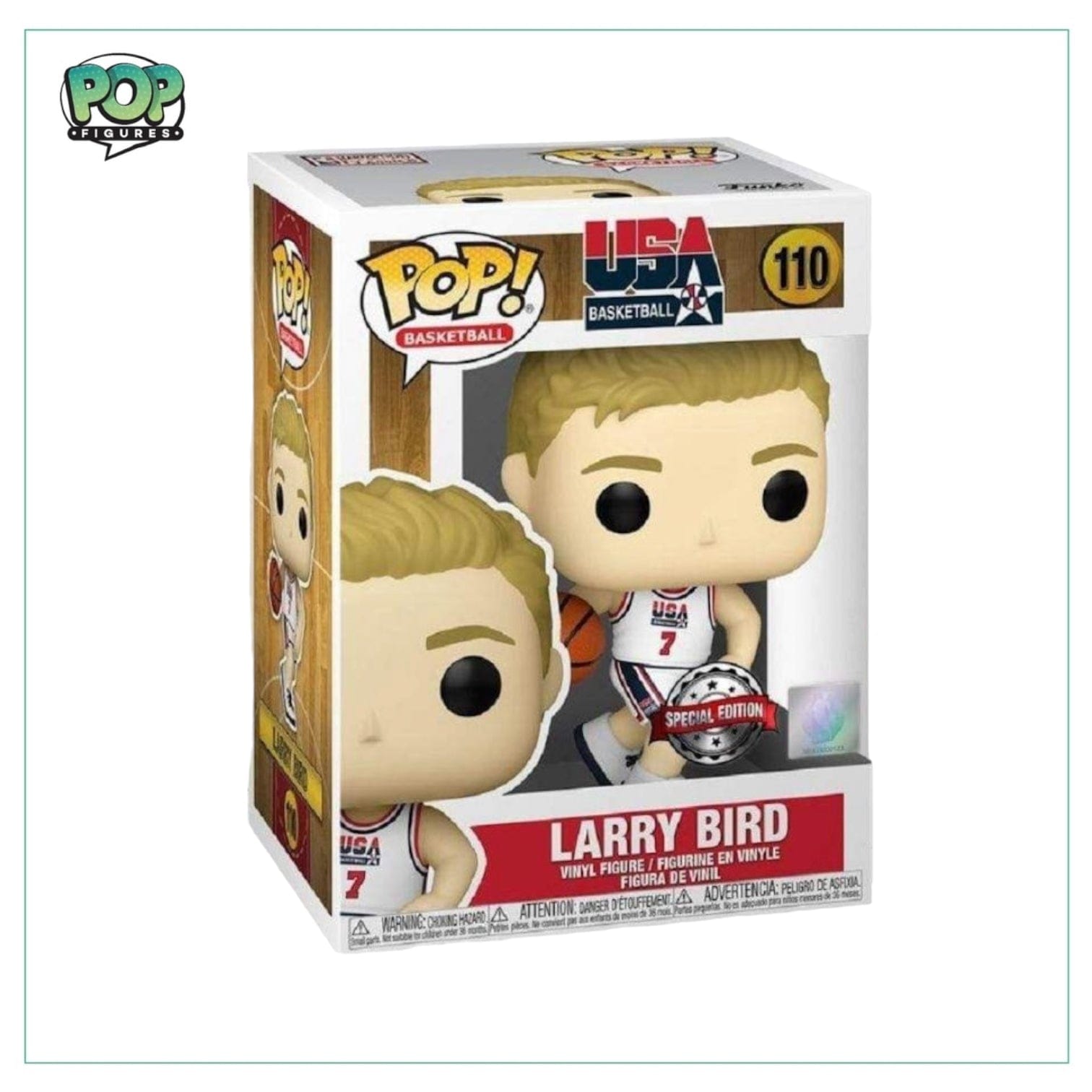 Funko Pop! Larry Bird #110 Funko Pop! - USA Basketball - Special Edition