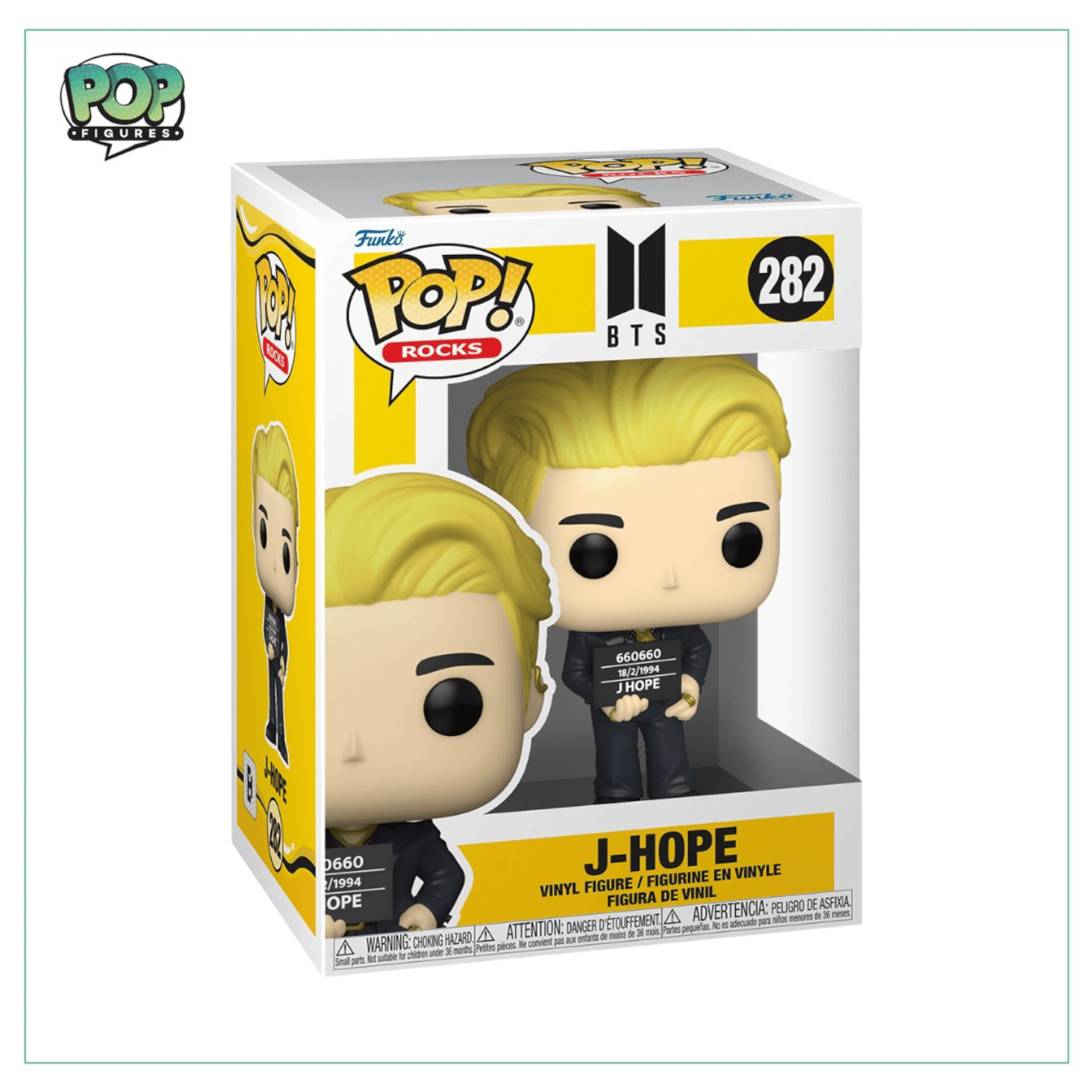 Funko Pop! J - Hope #282 Funko Pop! Rocks - BTS