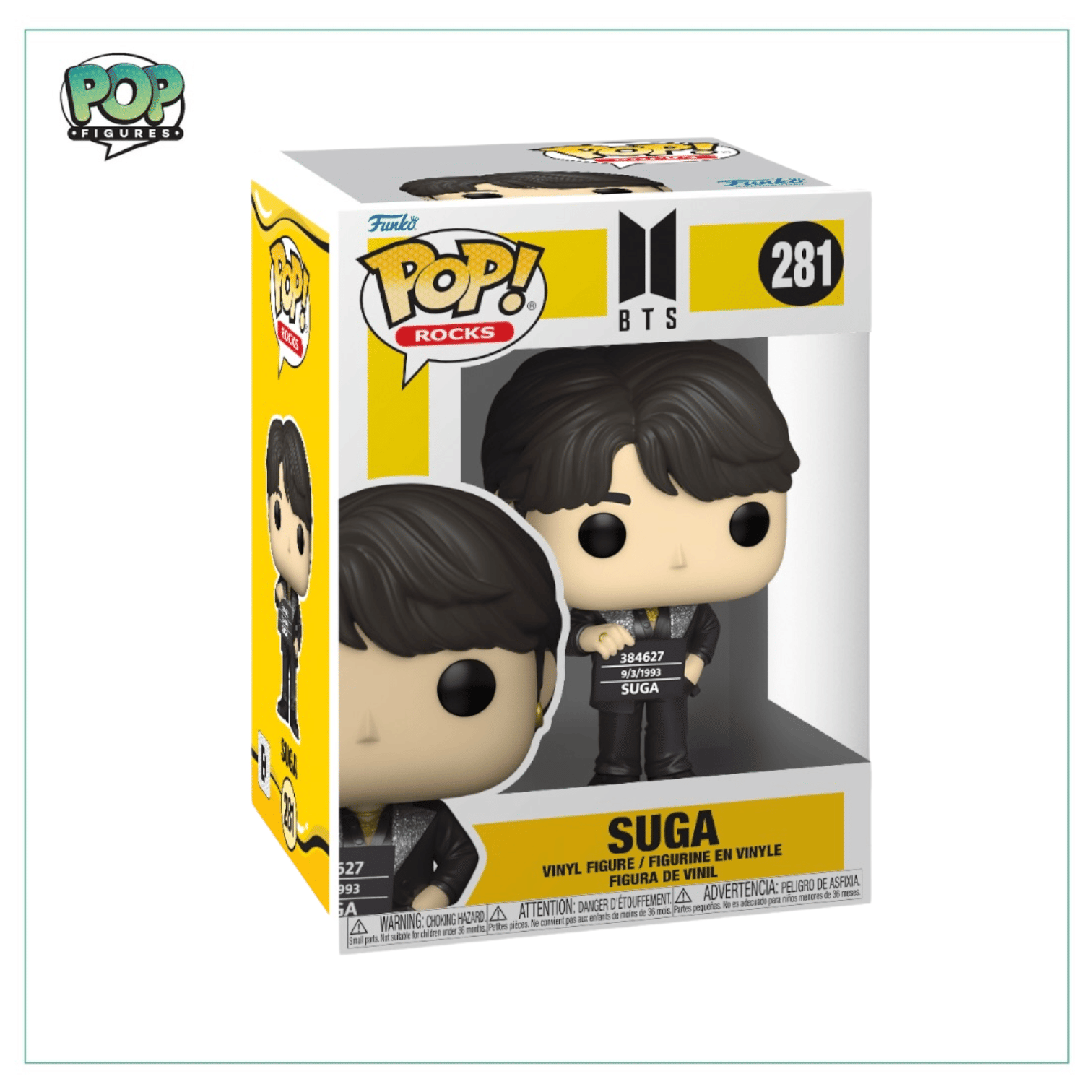 Funko Pop! Suga #281 Funko Pop! Funko Pop! Rocks - BTS
