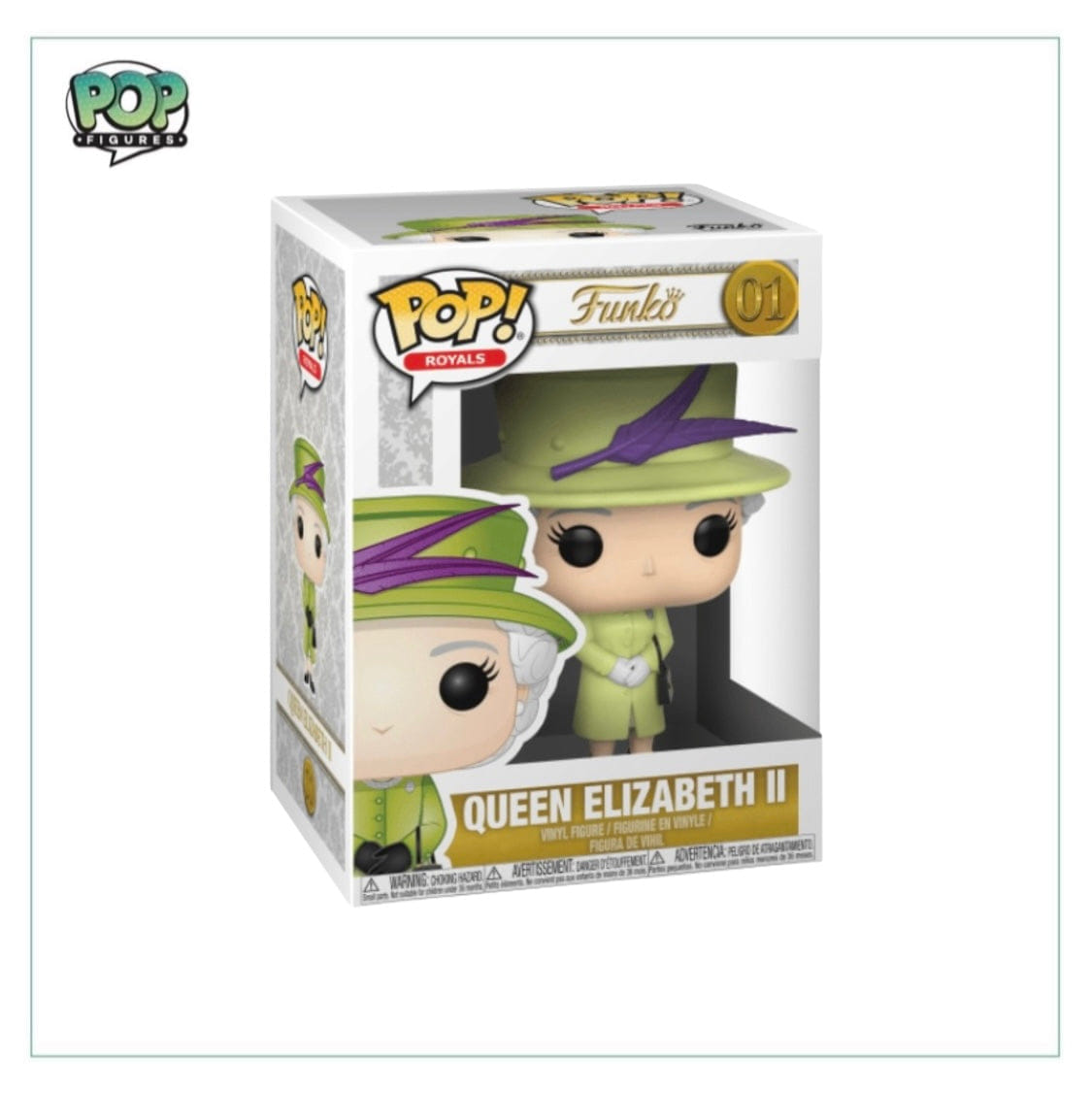 Funko Pop! Queen Elizabeth II #01 (Wedding Outfit) Funko Pop! - Royals