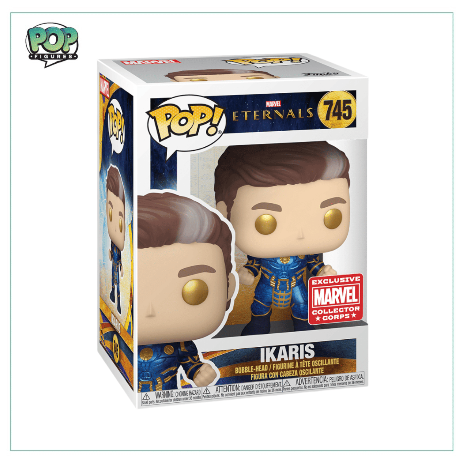 Funko Pop! Ikaris #745 Funko Pop! - Eternals - Marvel Collector Corps Exclusive