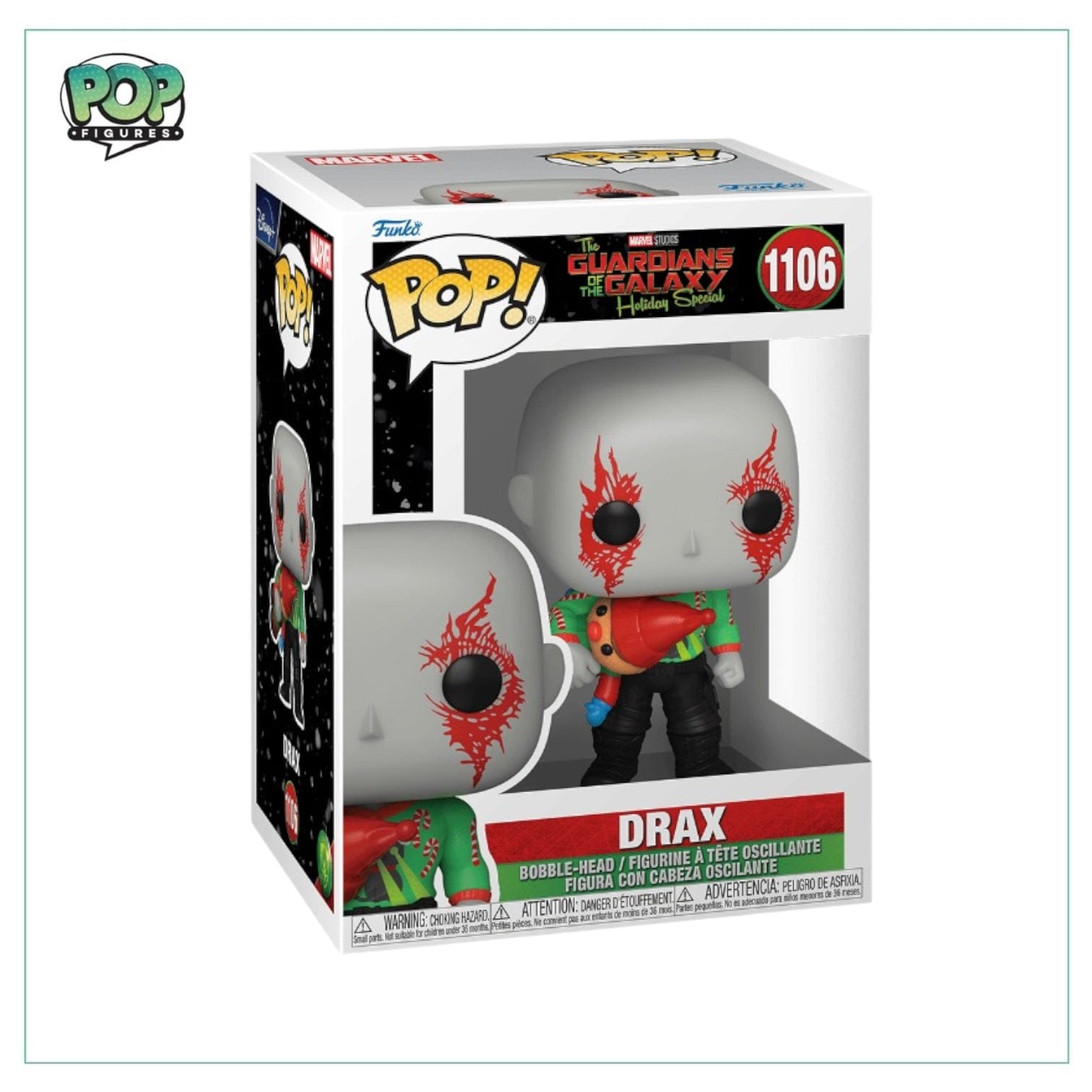 Funko Pop! Drax #1106 Funko Pop! - Guardians of the Galaxy Holiday Special