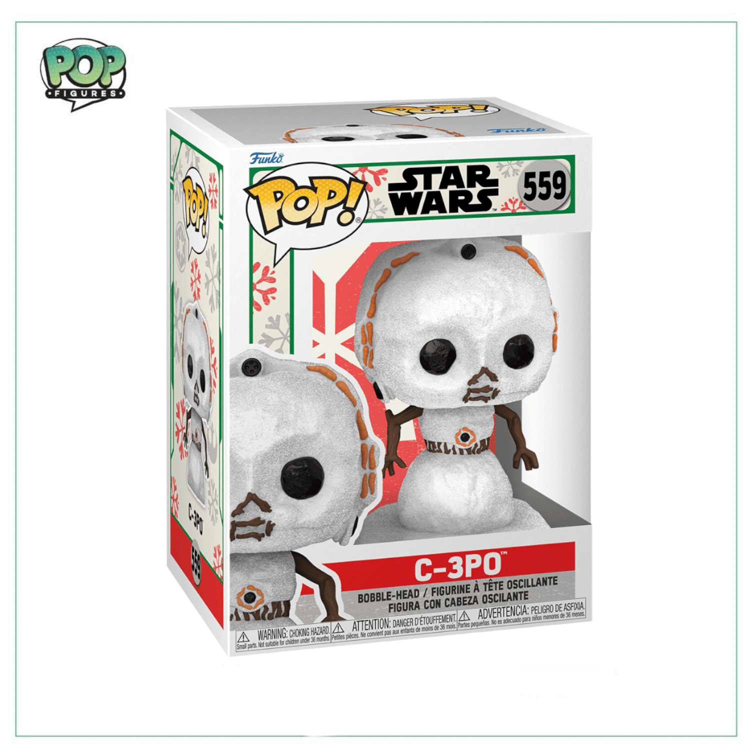 Funko Pop! C - 3PO #559 Funko Pop! - Star Wars - Snowman Edition