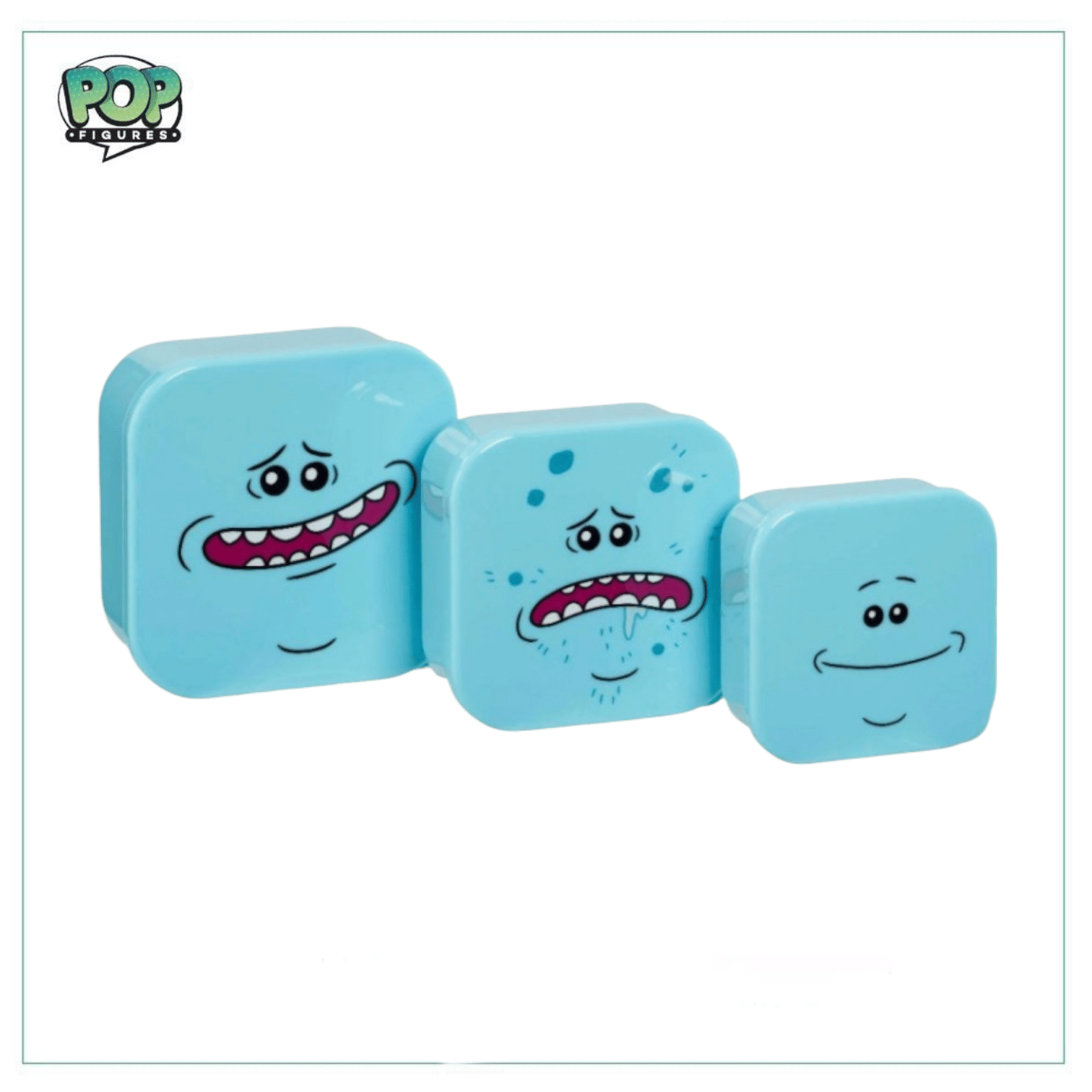 Pop Figures | Funko | Pop Funko | Funko Pop Mr Meeseeks Nesting Storage Boxes - 3 Pack Set!