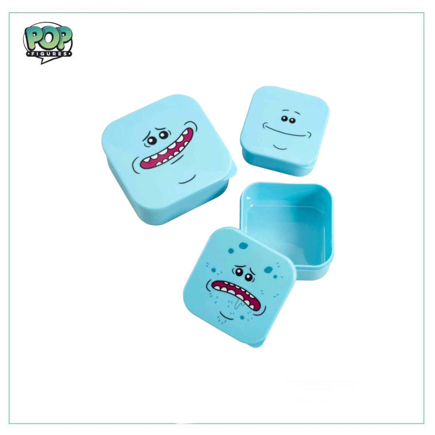 Pop Figures | Funko | Pop Funko | Funko Pop Mr Meeseeks Nesting Storage Boxes - 3 Pack Set!