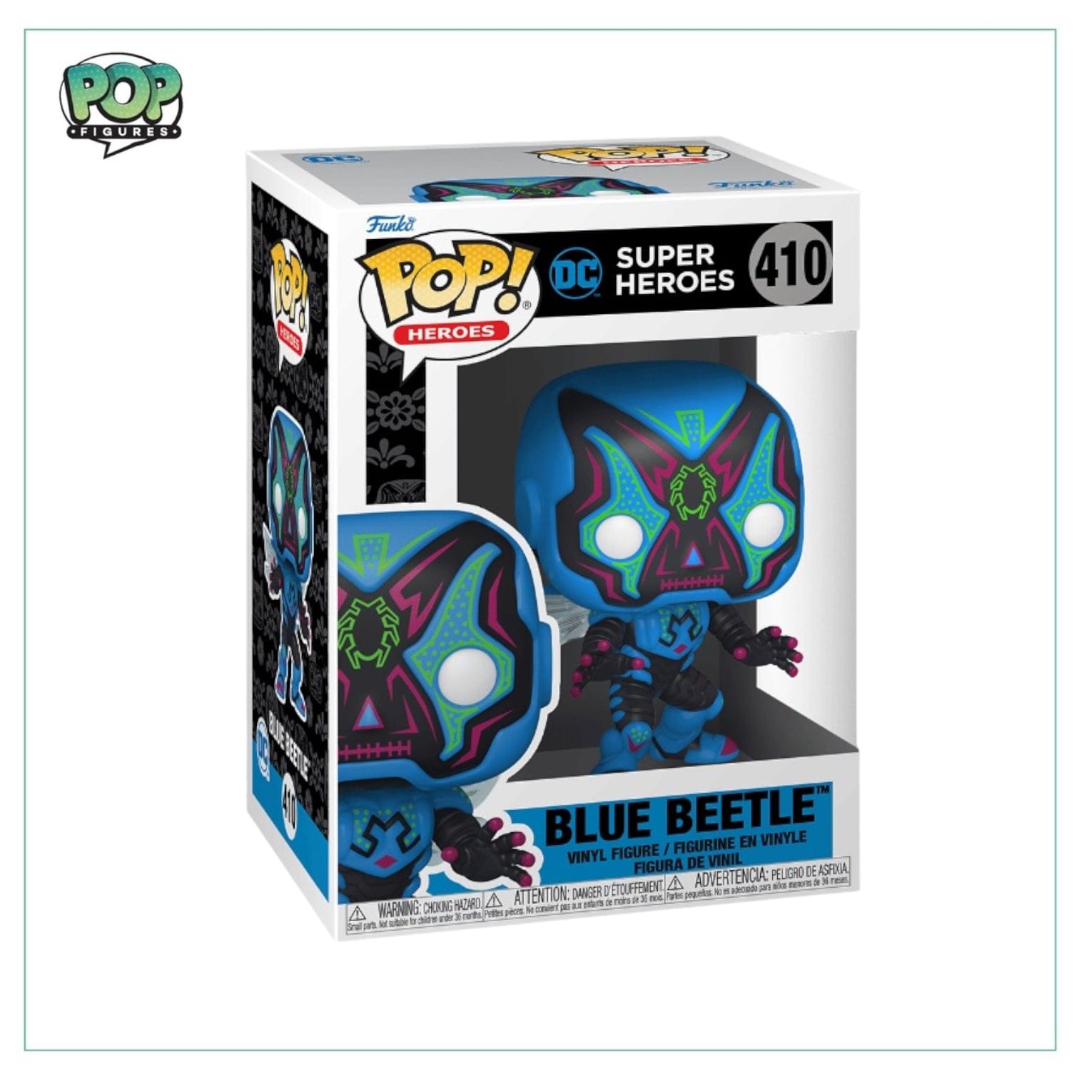 Super Heroes Blue Beetle #410 Funko Pop! DC Super Heroes