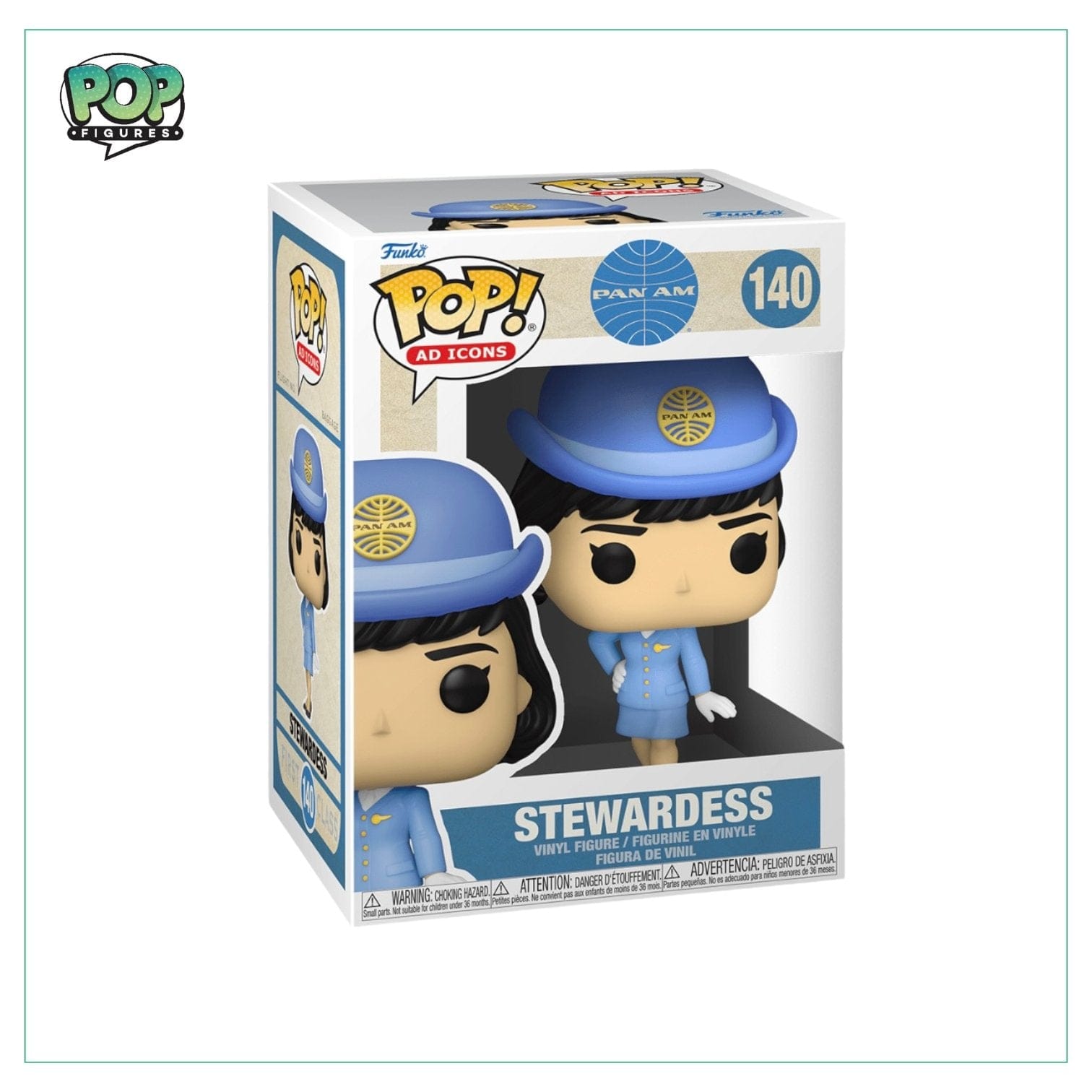 Funko Pop! Stewardess #140 Funko Pop! AD Icons: Pan Am