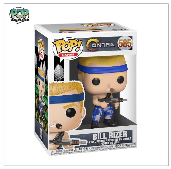 Funko Pop! Bill Rizer #585 Funko Pop! Games: Contra