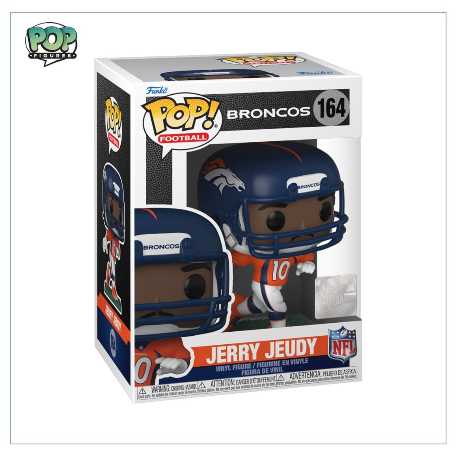 Funko Pop! Jerry Jeudy (Home Uniform) #164 Funko Pop! NFL