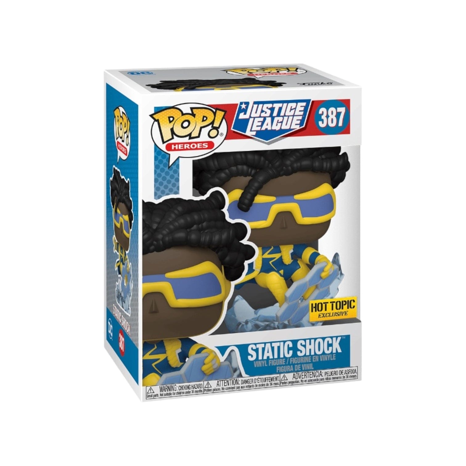 Funko Pop! Static Shock #387 Funko Pop! - Justice League - Hot Topic Exclusive
