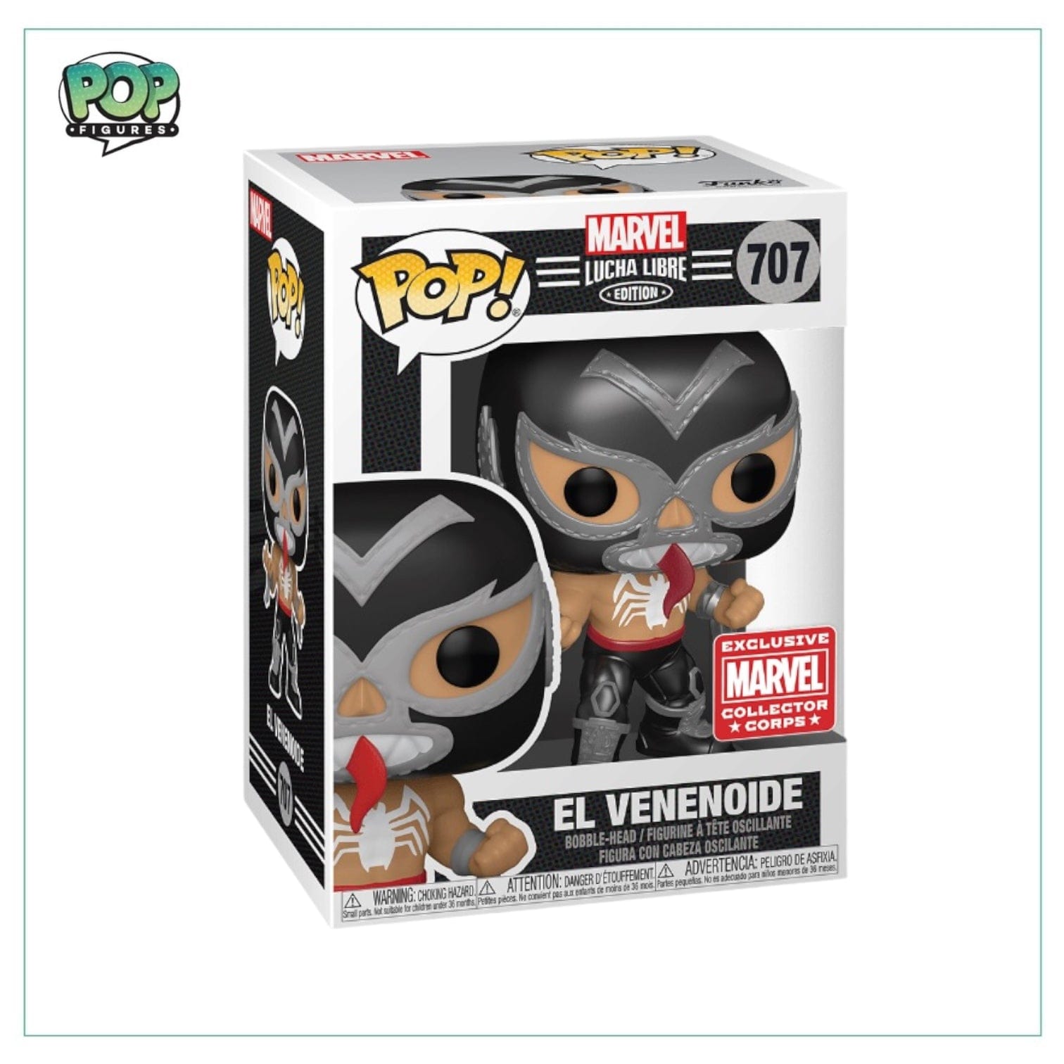 Funko Pop! El Venenoide #707 Funko Pop! Marvel Collector Corps