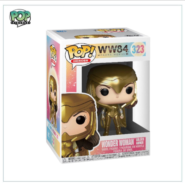 Funko Pop! Wonder Woman Golden Armor #323 Funko Pop! Heroes: WW84