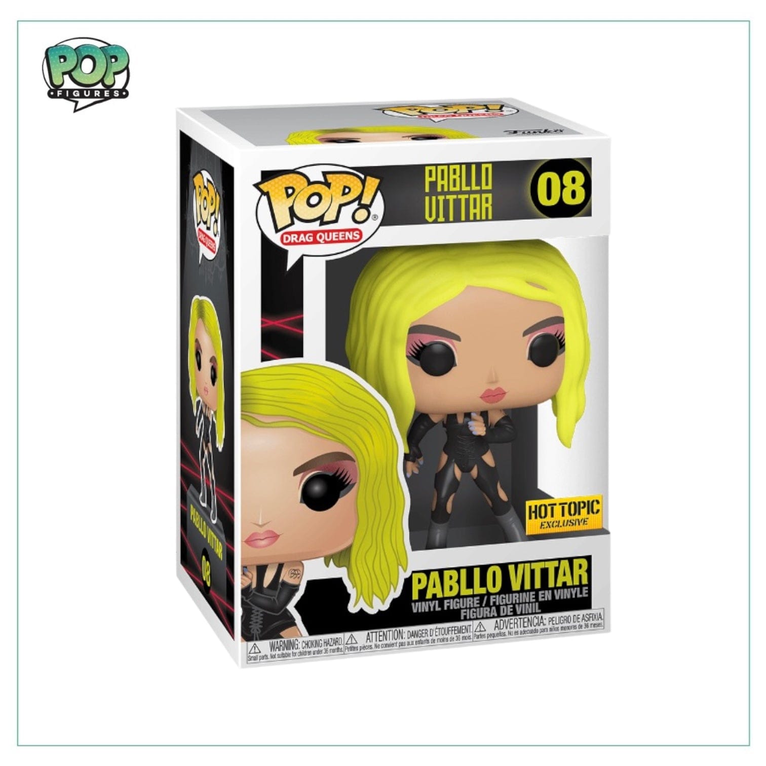 Funko Pop! Pabllo Vittar #08 Funko Pop! - Drag Queens - Hot Topic Exclusive