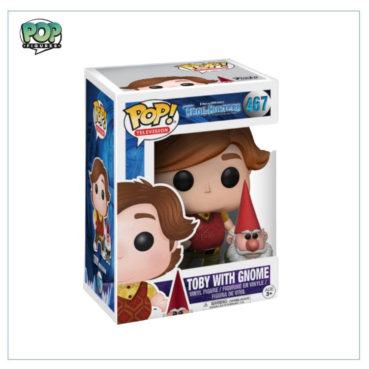 Funko Pop! Toby with Gnome #467 Funko Pop! - Trollhunters