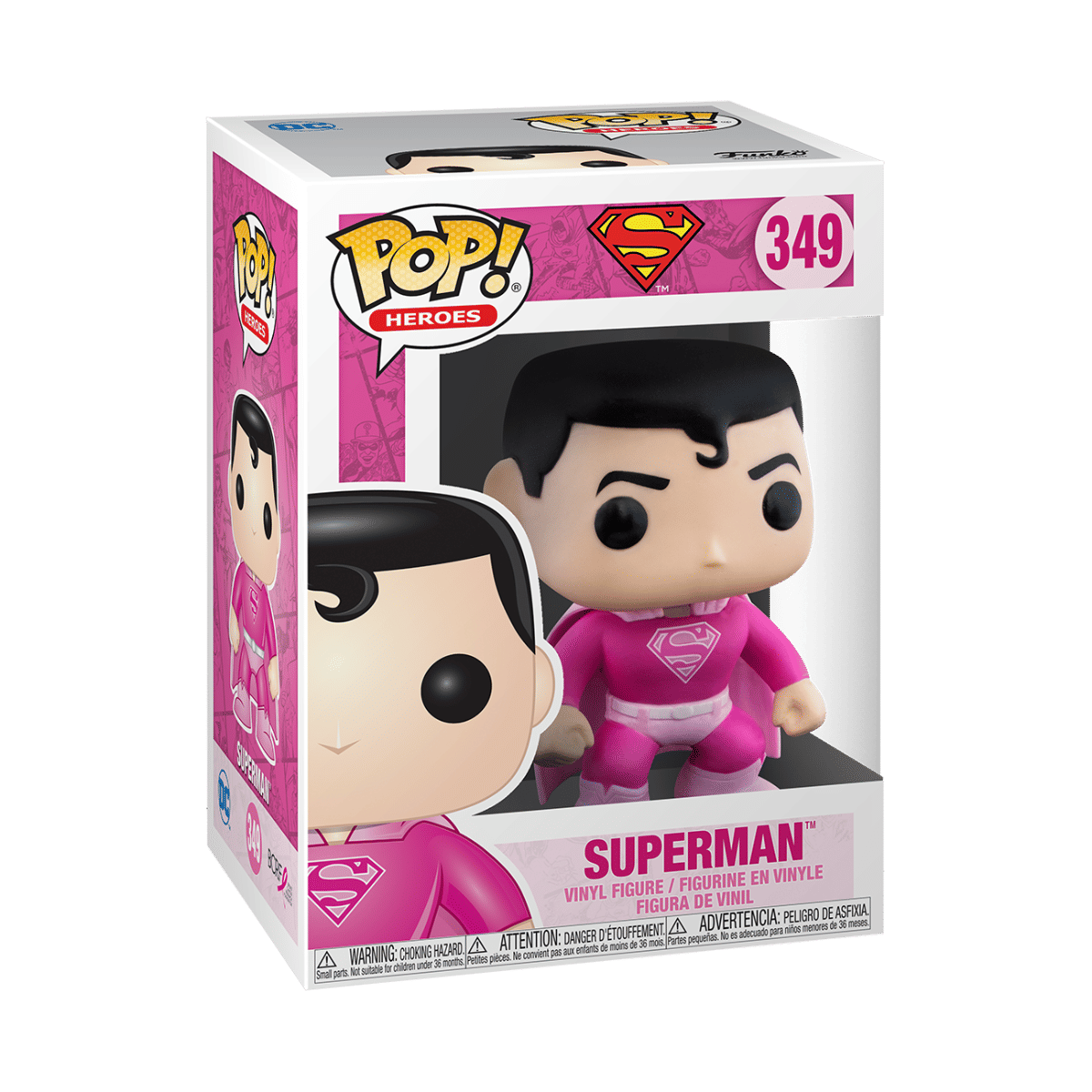 Funko Pop! Superman #349 Funko Pop! Breast Cancer Awareness