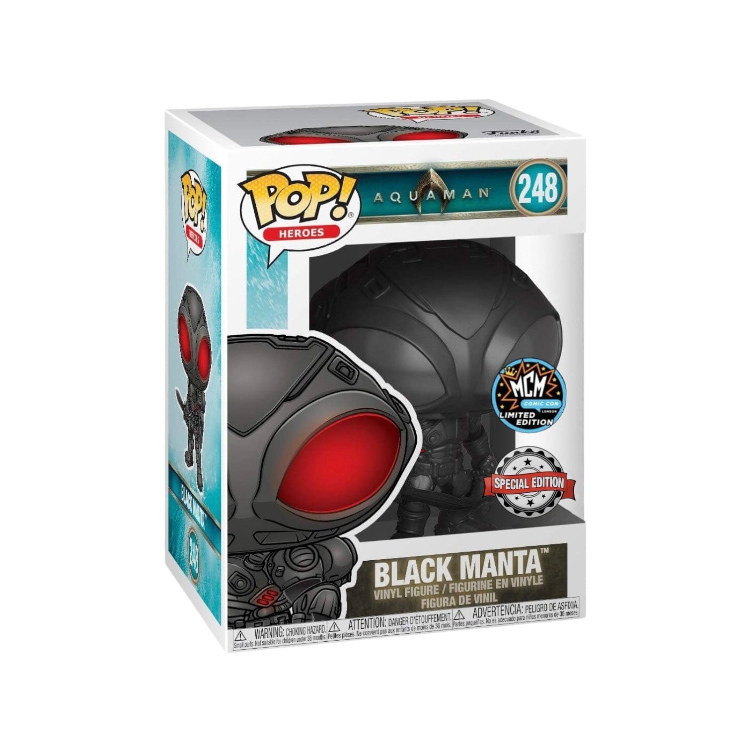 Funko Pop! Black Manta #248 (Black) Funko Pop! - Aquaman - MCM Comic Con / Special Edition