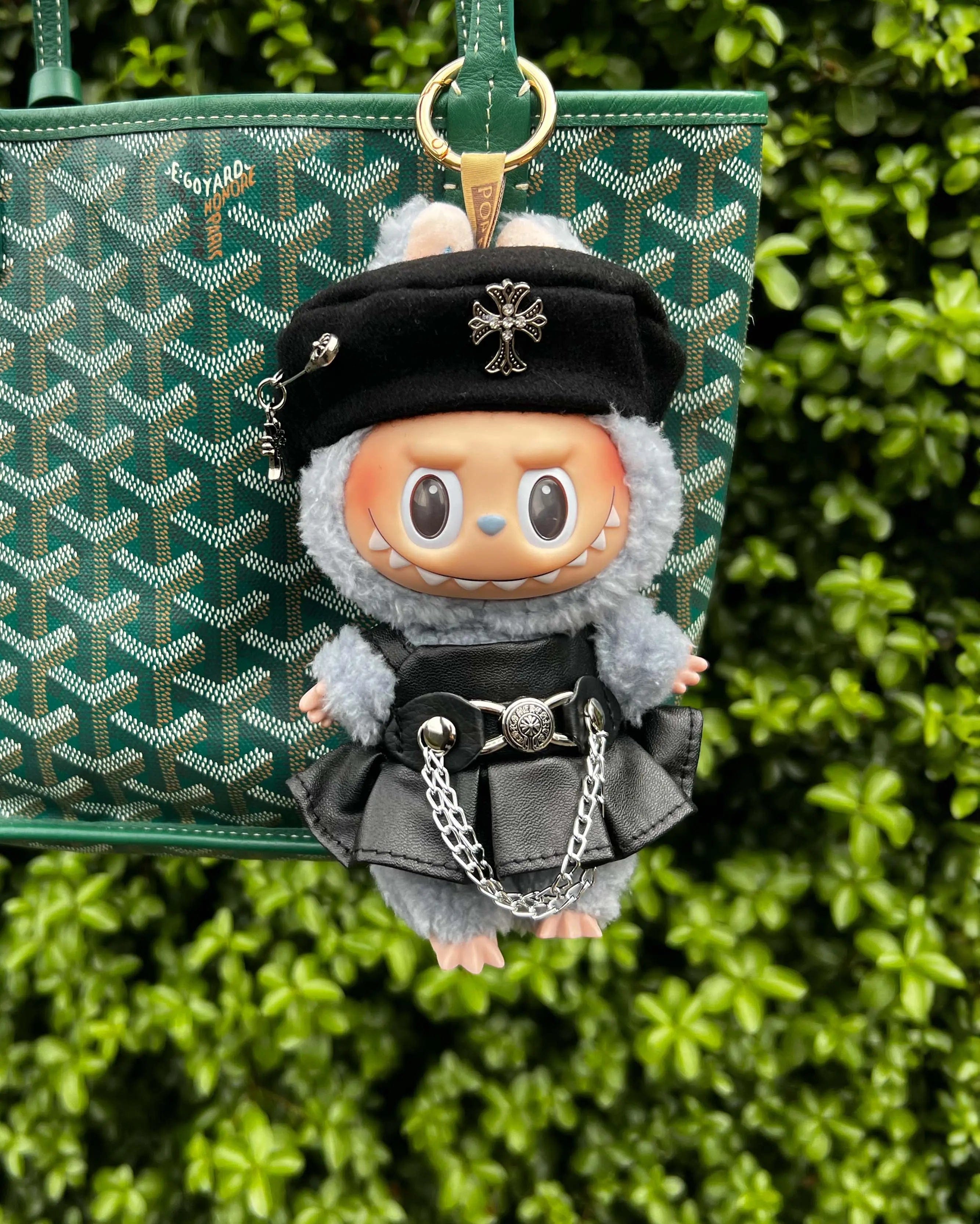 Labubu Outfits Labubu Chrome Hearts Inspired Outfit Leather (Outfit Only)
