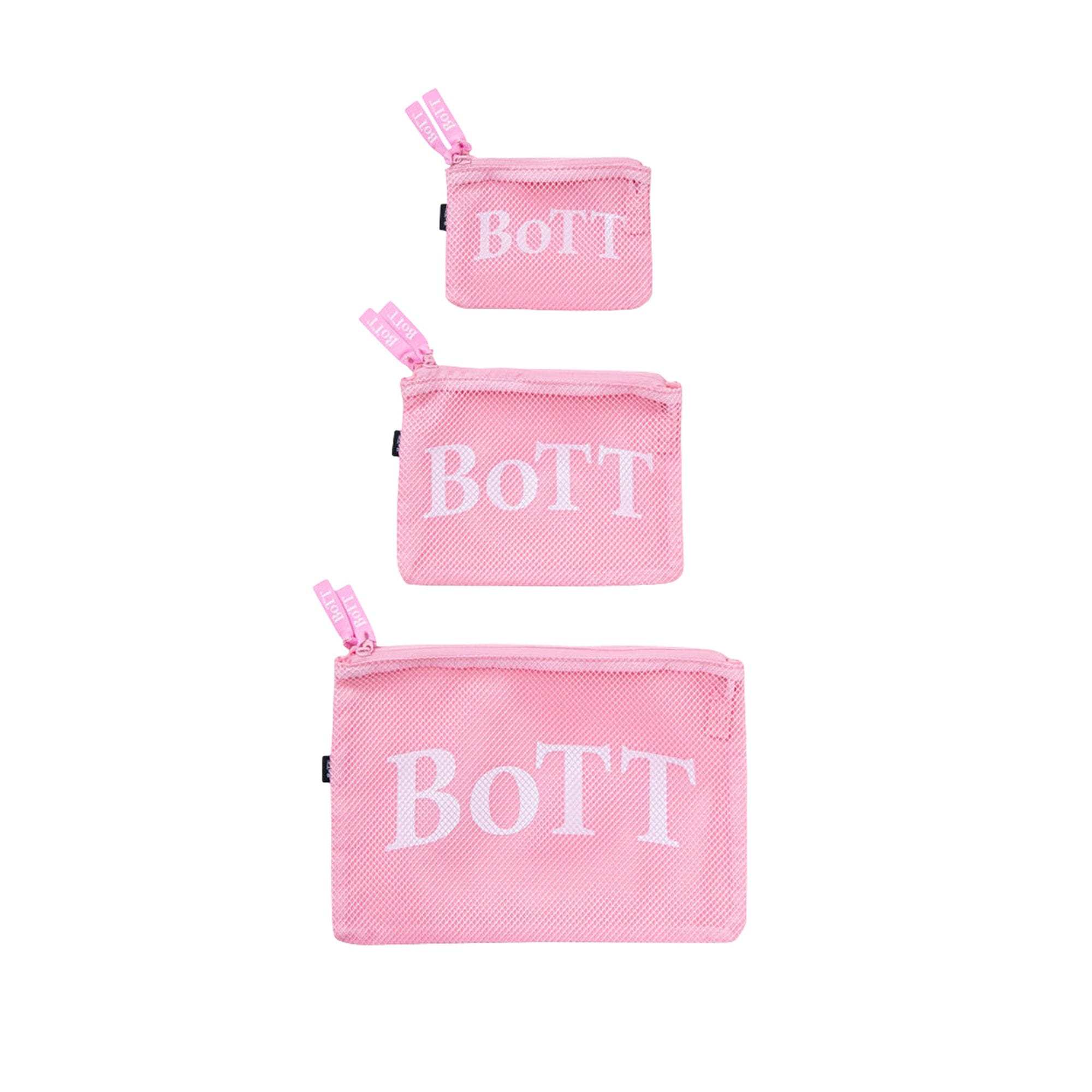 Bott Mesh Pouch Set - Pink