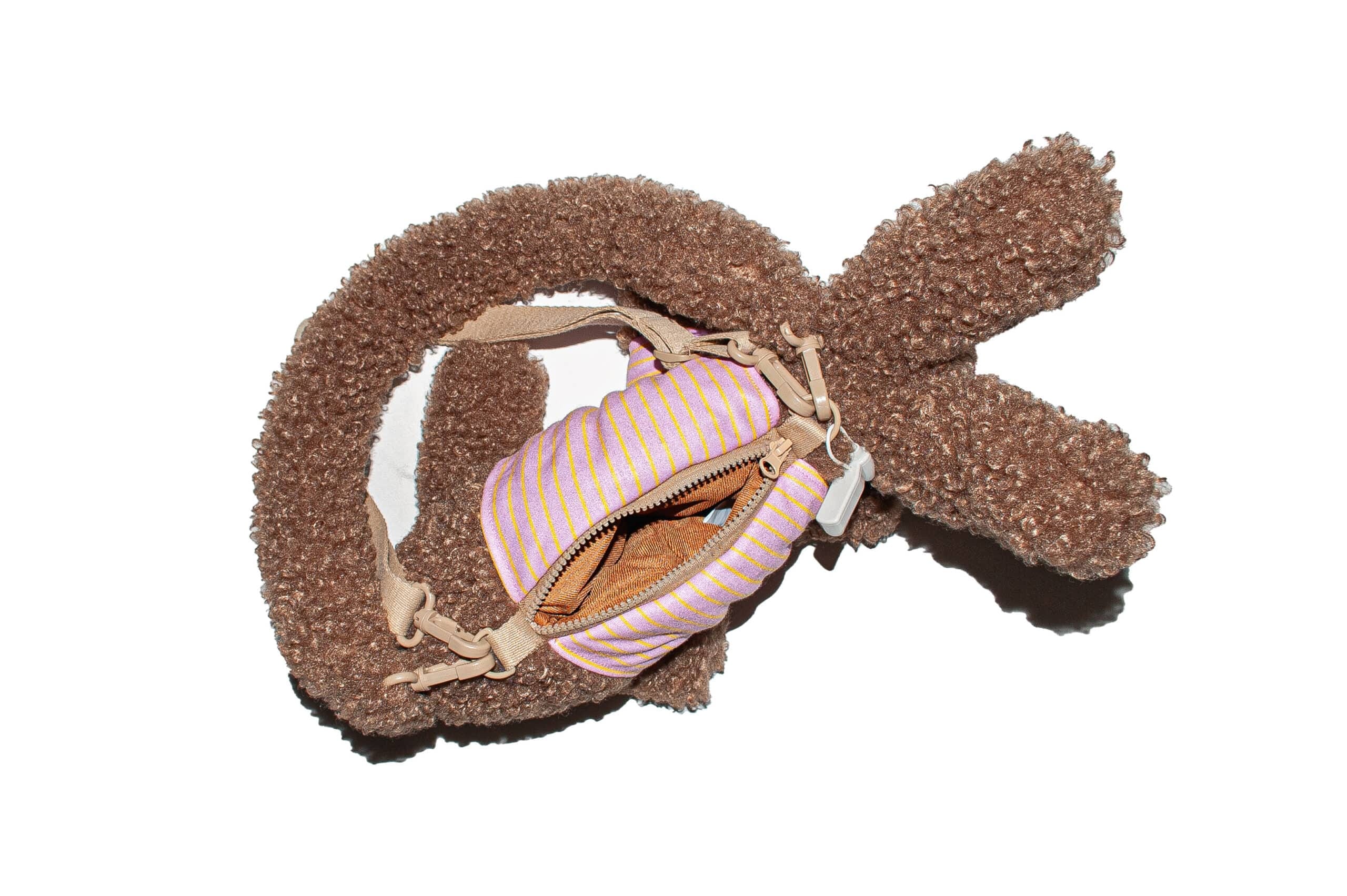 SFSG Scribble Big Puppy Bag Brown SFG4ESB035