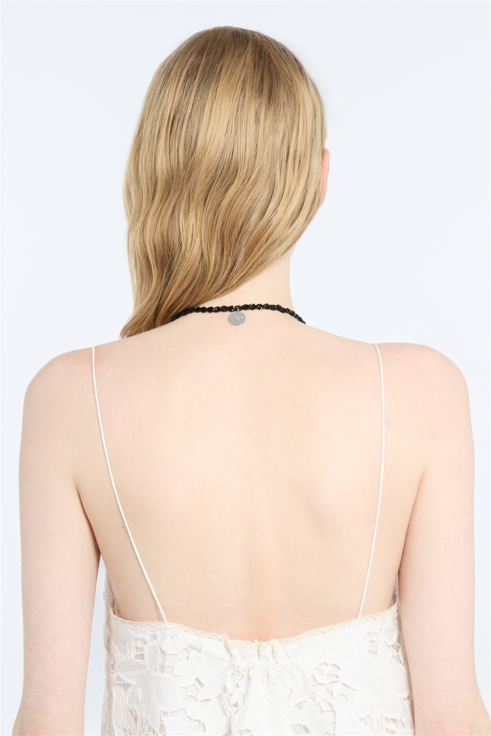 N21 Collana pouch effetto rete