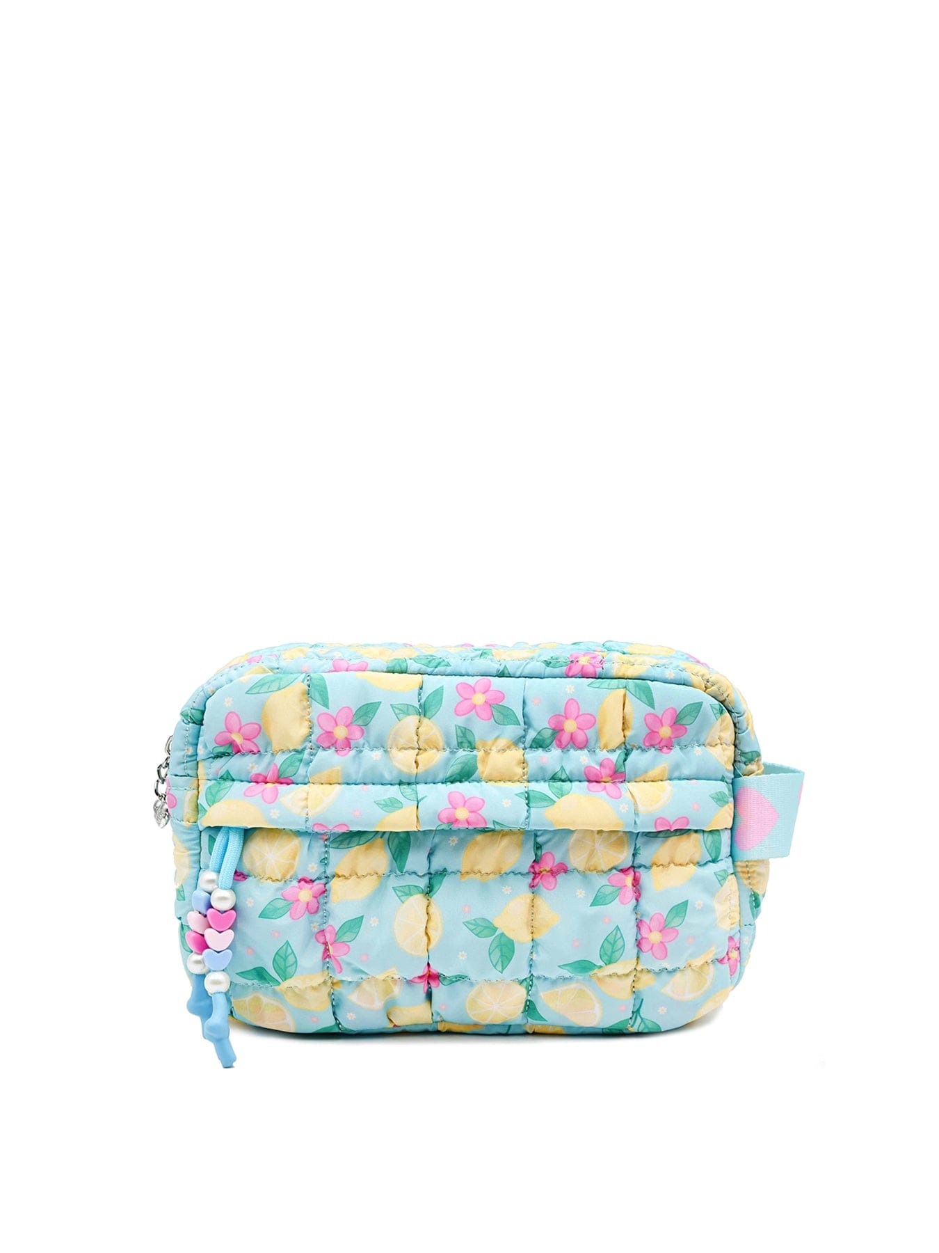 OMG Accessories Kids' Lemon Floral Scrunch Pouch Blue