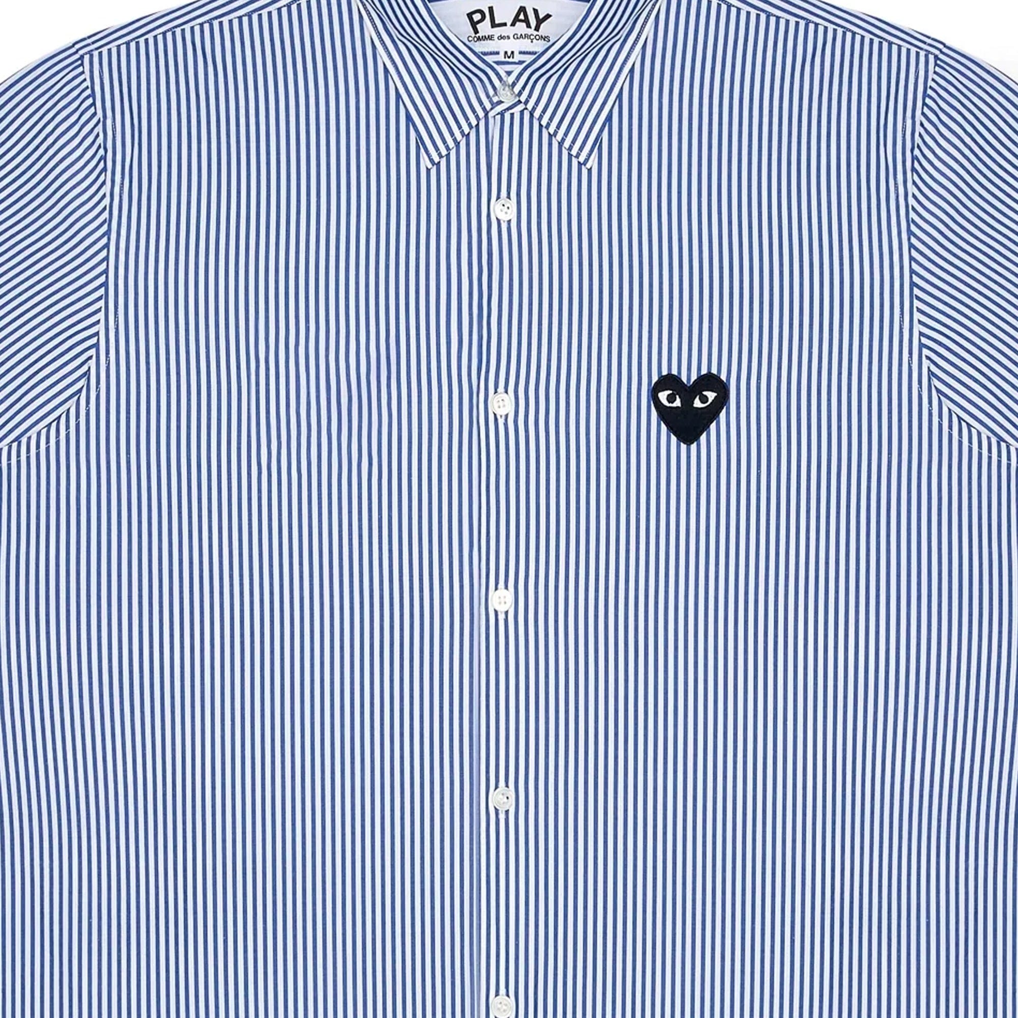 Comme des Garcons PLAY Mens Black Emblem Shirt