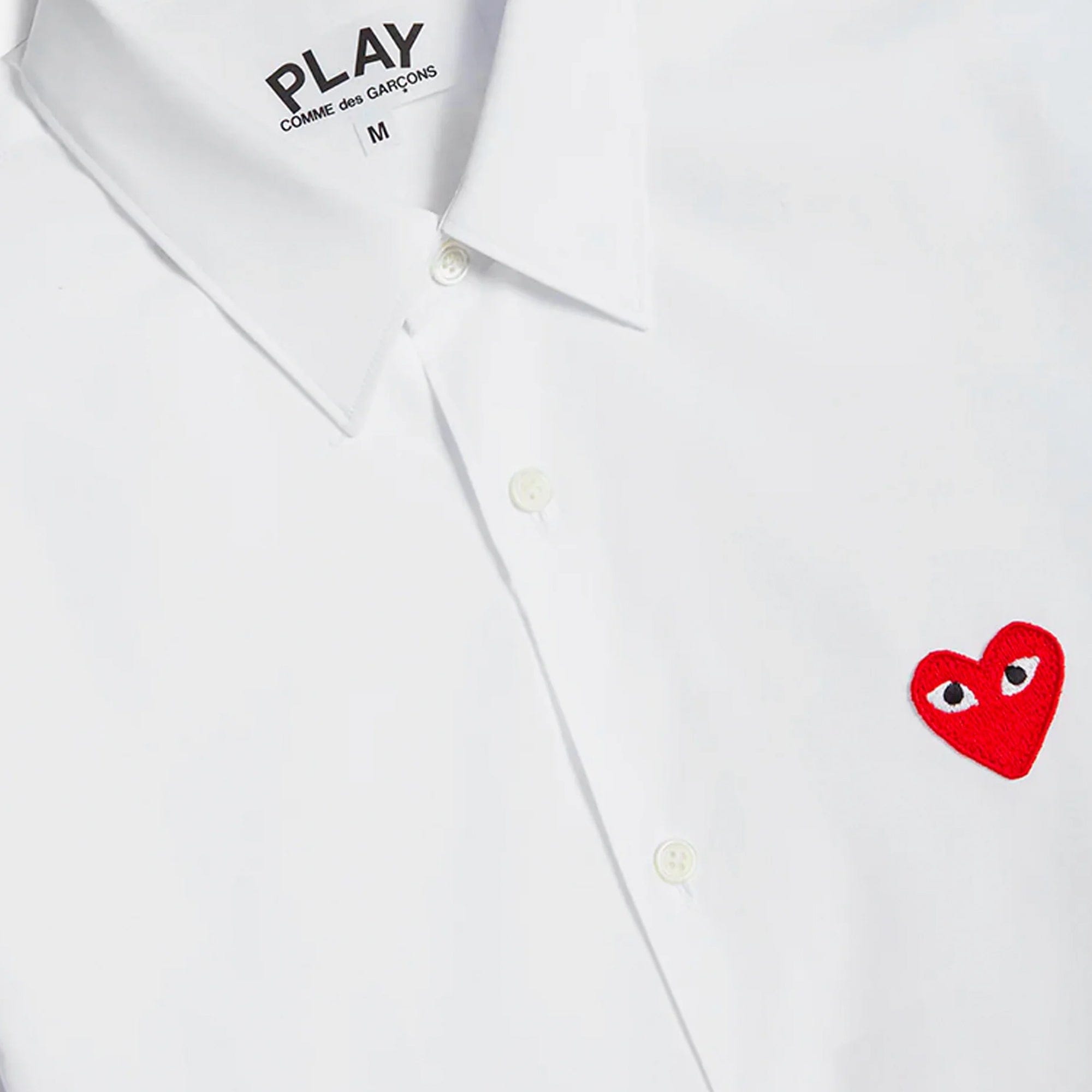 Comme des Garcons PLAY Mens Red Emblem Shirt