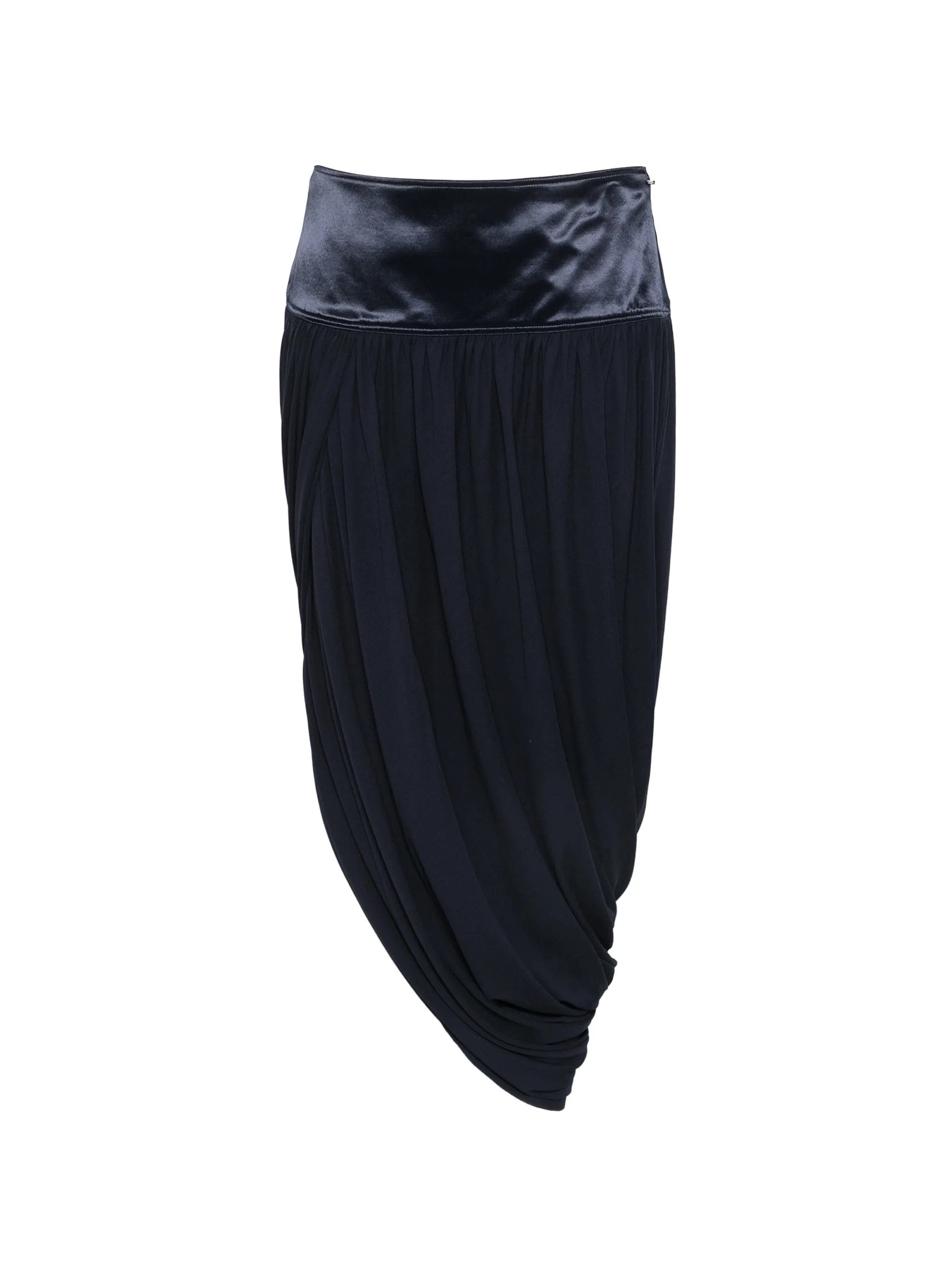 Ferragamo draped asymmetric skirt