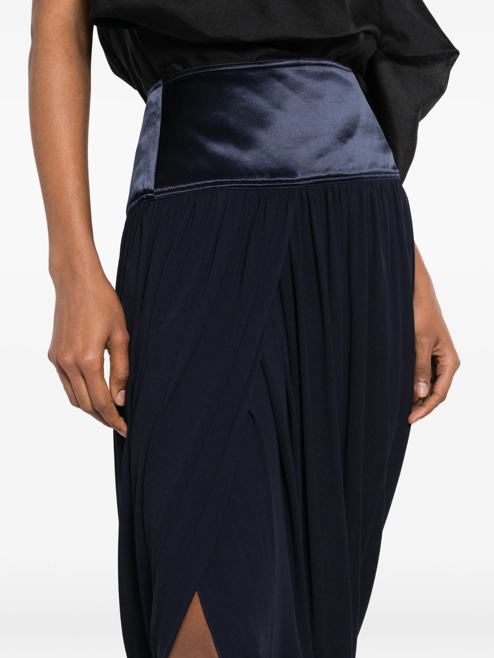 Ferragamo draped asymmetric skirt