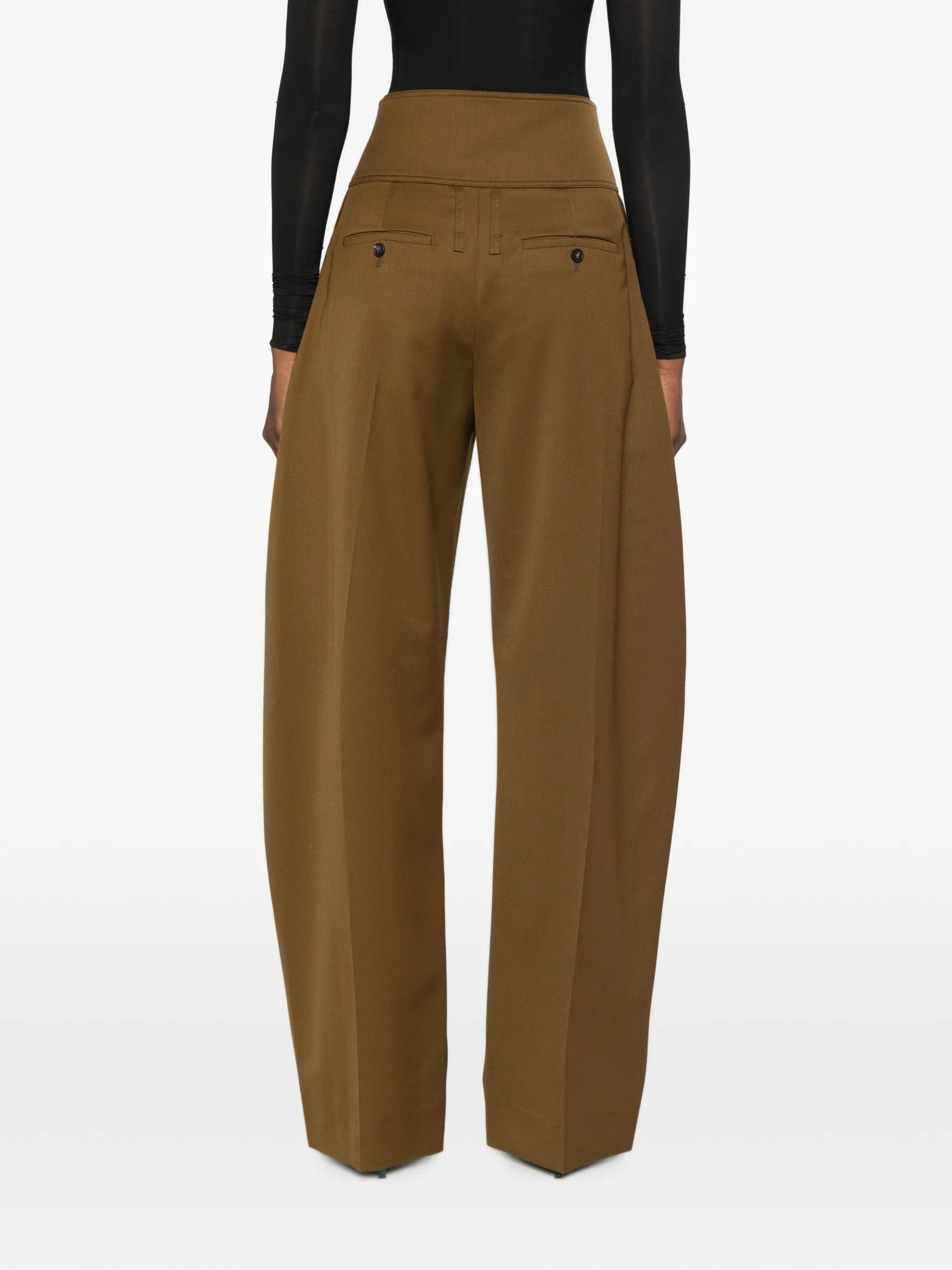Ferragamo high - waisted wide - leg trousers
