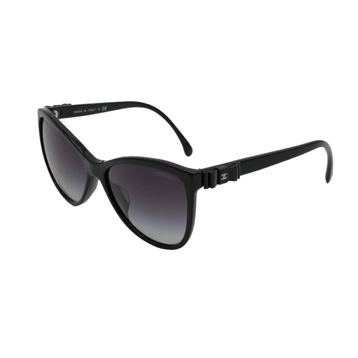 VINTAGE CHANEL COCOMARK SUNGLASSES RIBBON BLACK EYEWEAR 90321067